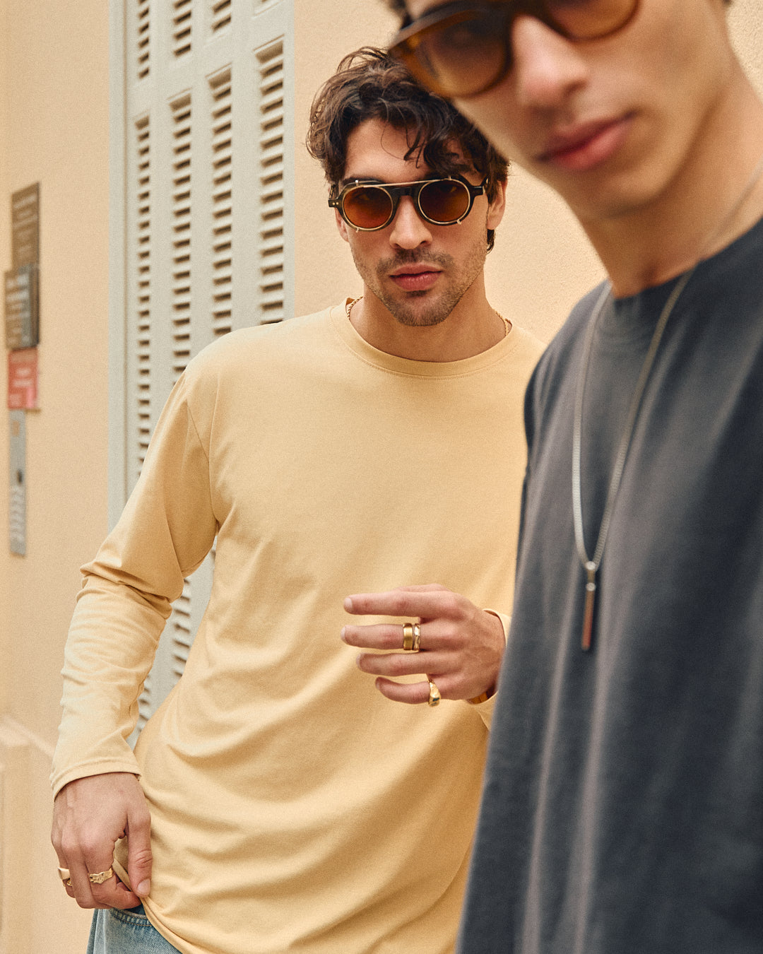 jimmy-fairly-la-mint-lunettes-de-soleil-rondes-vertes-verres-teint-s-homme-mediu image 2