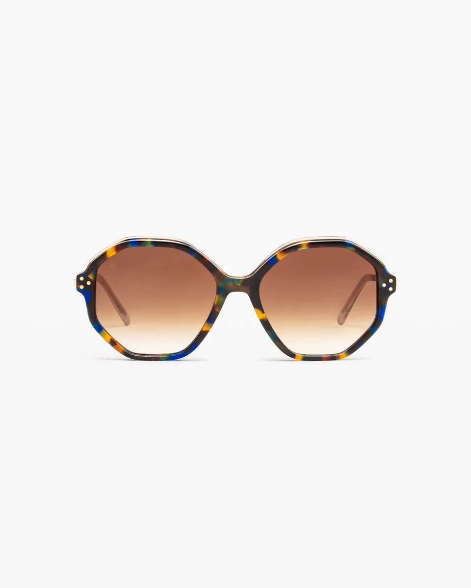 jimmy-fairly-la-capu-lunettes-de-soleil-hexagonales-caille-en-ac-tate-et-acier-p image 1