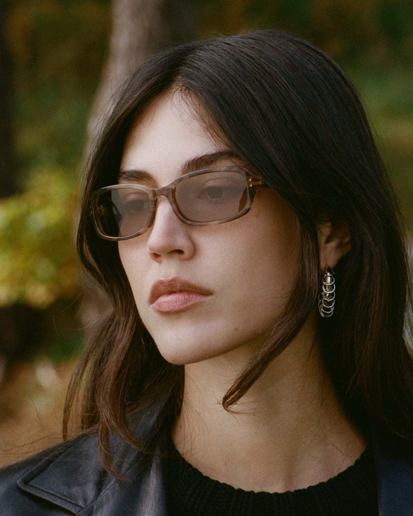 jimmy-fairly-la-jani-lunettes-de-soleil-rectangulaires-en-ac-tate-brown-taille-m image 3
