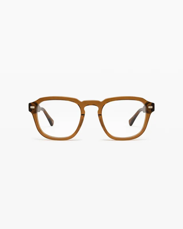 jimmy-fairly-la-headlight-lunettes-de-vue-carr-es-en-ac-tate-marron-homme image 1