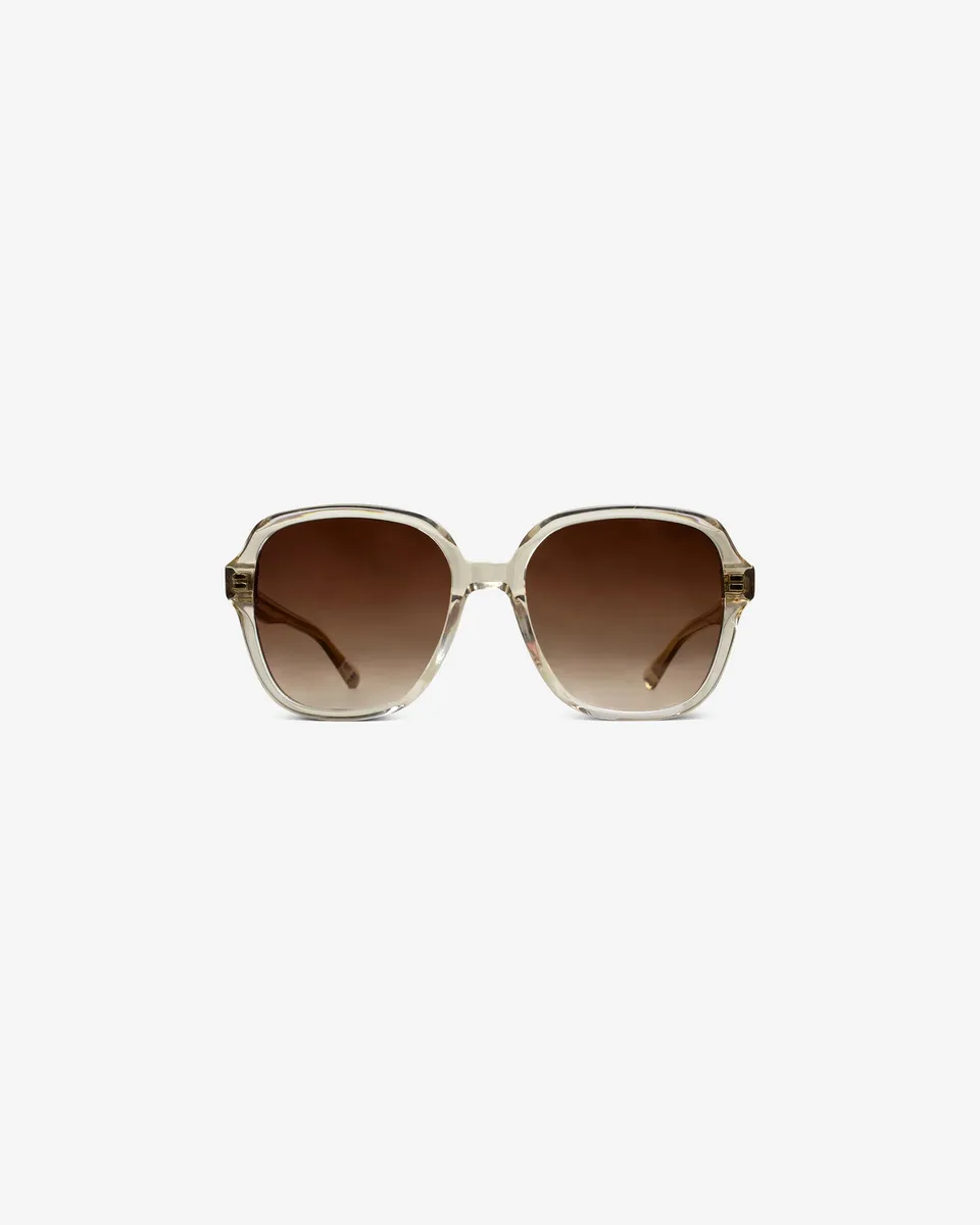 le-petit-lunetier-gigi-m-champagne-lunettes-de-soleil-ovales-ac-tate-et-m-tal-do image 1