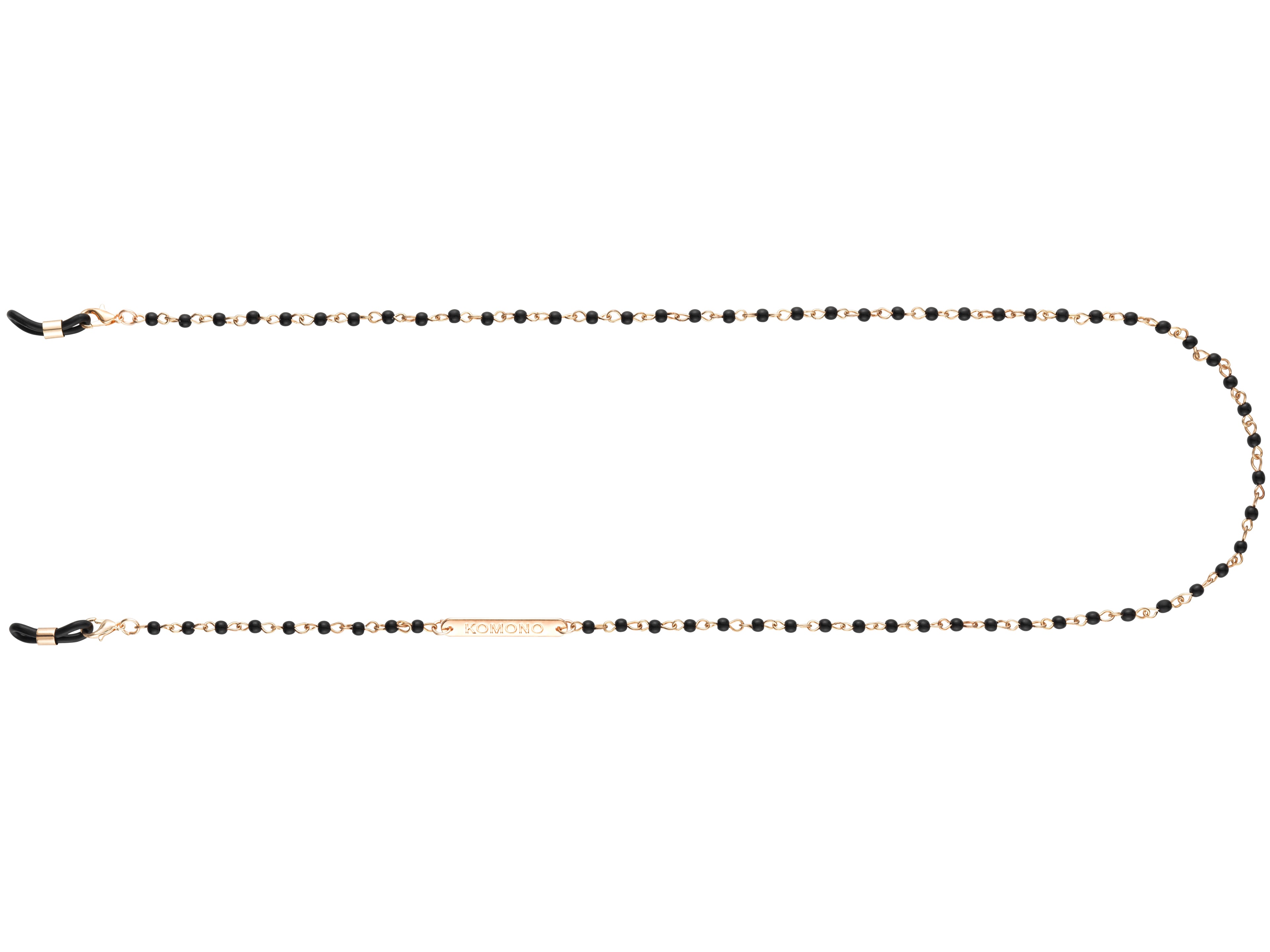 komono-vega-black-bracelet-perles-acryliques-et-m-tal image 1