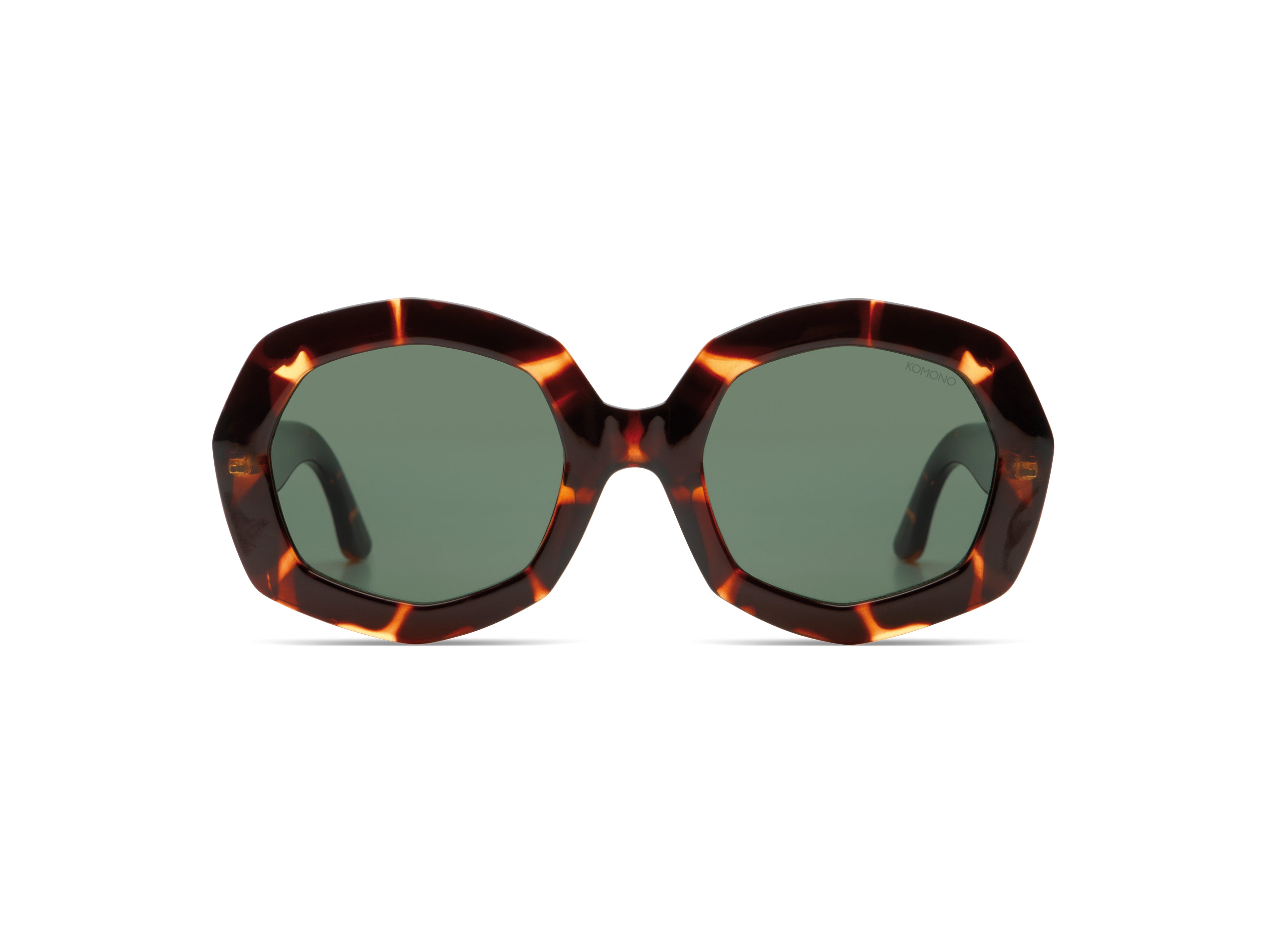 komono-amy-havana-lunettes-de-vue-octogonales-caille image 1