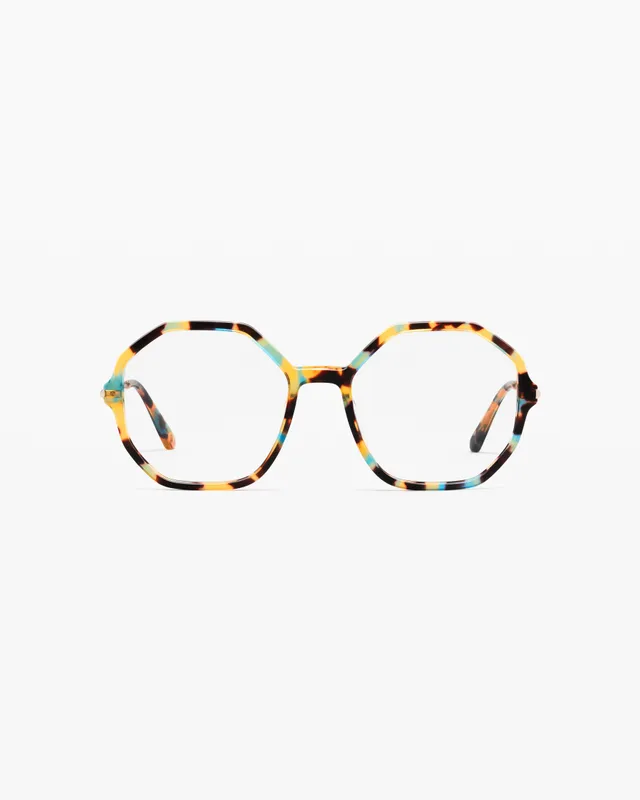 jimmy-fairly-la-dora-lunettes-de-vue-hexagonales-en-ac-tate-et-acier-inoxydable- image 1