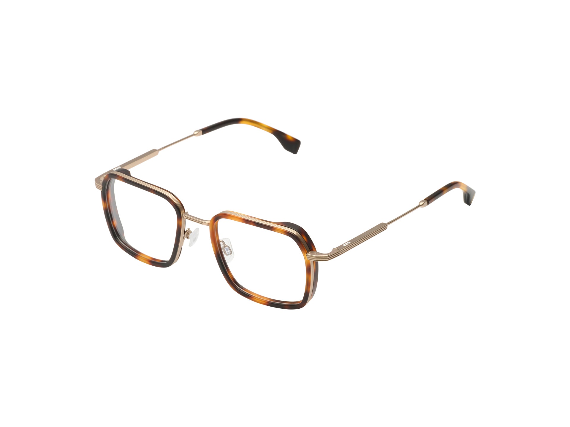 komono-rami-white-gold-havana-lunettes-de-vue-en-titane image 2