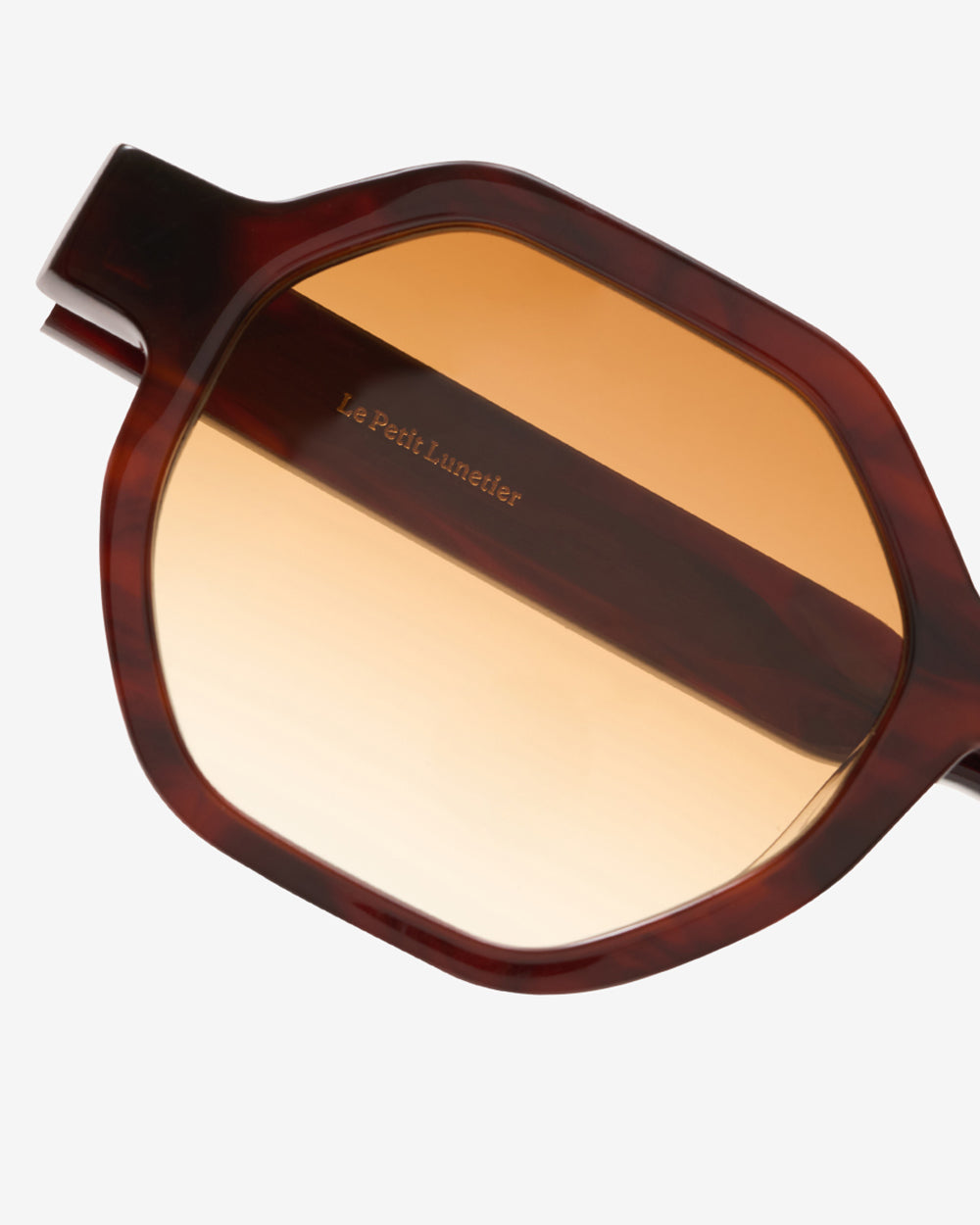 le-petit-lunetier-dustin-caille-fonc-e-lunettes-de-soleil-hexagonales-en-ac-tate image 3