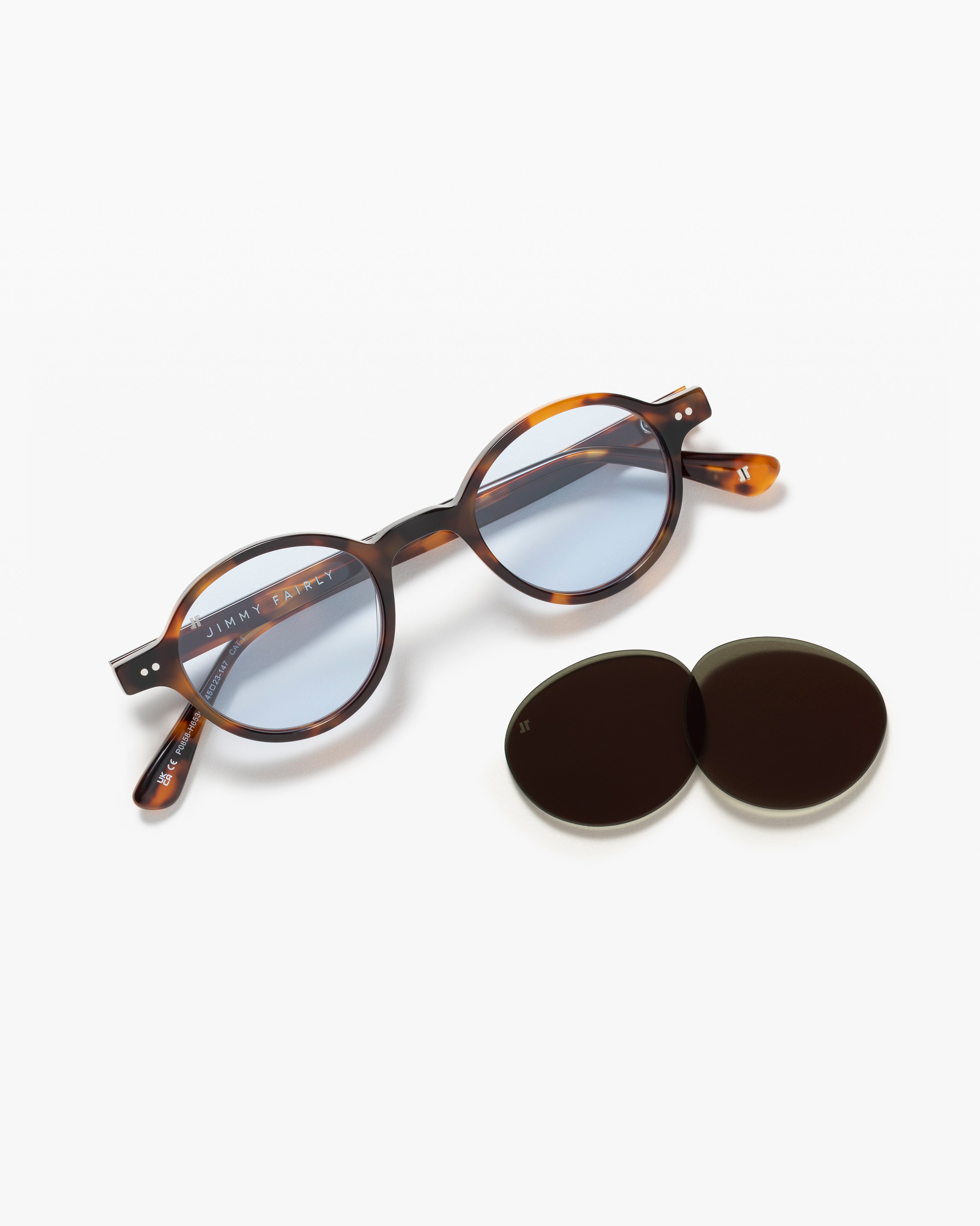 jimmy-fairly-la-rio-jf-colors-lunettes-de-soleil-rondes-en-ac-tate-dark-tortoise image 3