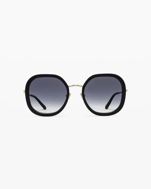 jimmy-fairly-la-blossom-lunettes-de-soleil-carr-es-oversize-en-ac-tate-noir-femm image 1