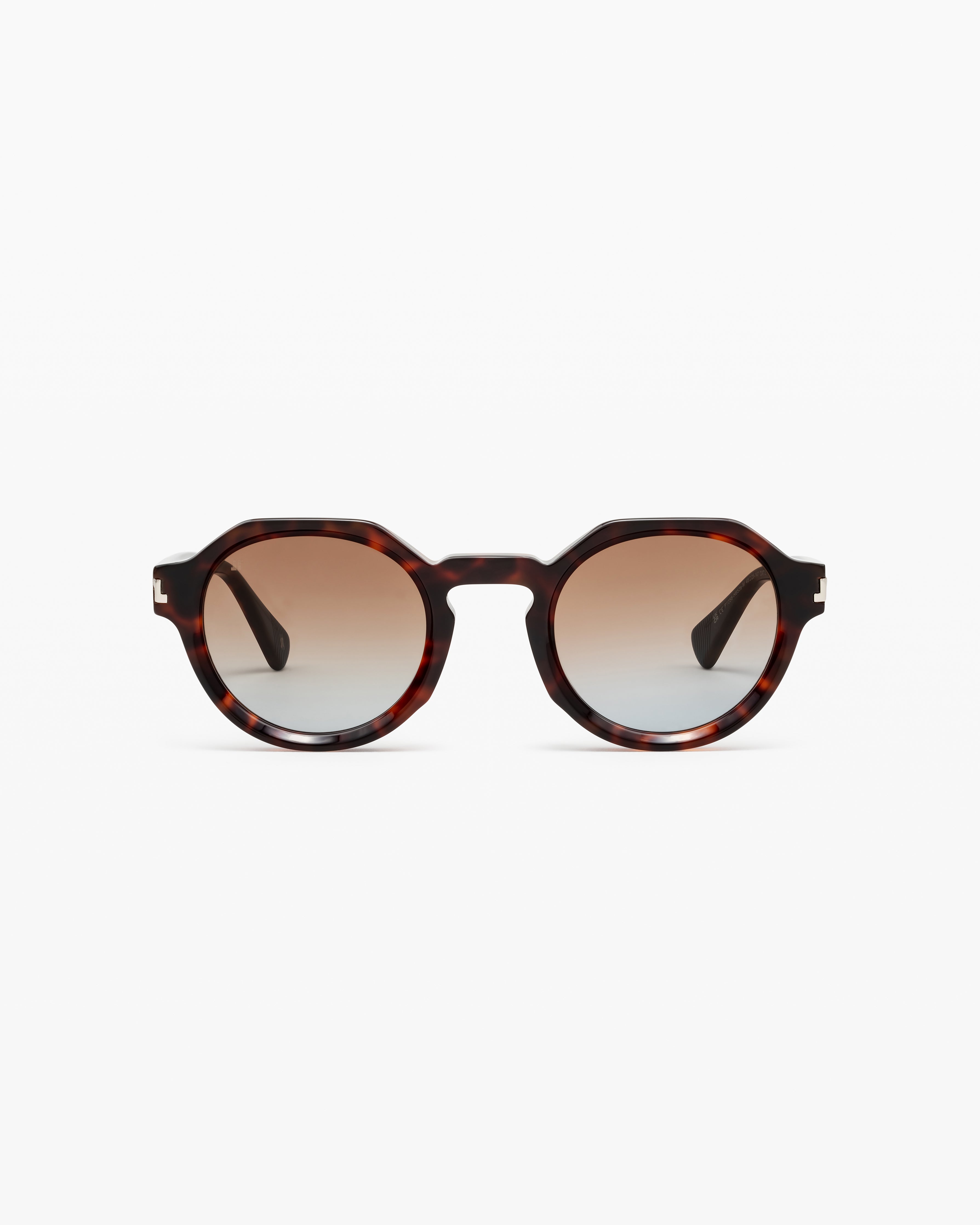 jimmy-fairly-la-palm-lunettes-de-soleil-rondes-effet-paille-caille-fonc-e-cat-go image 1