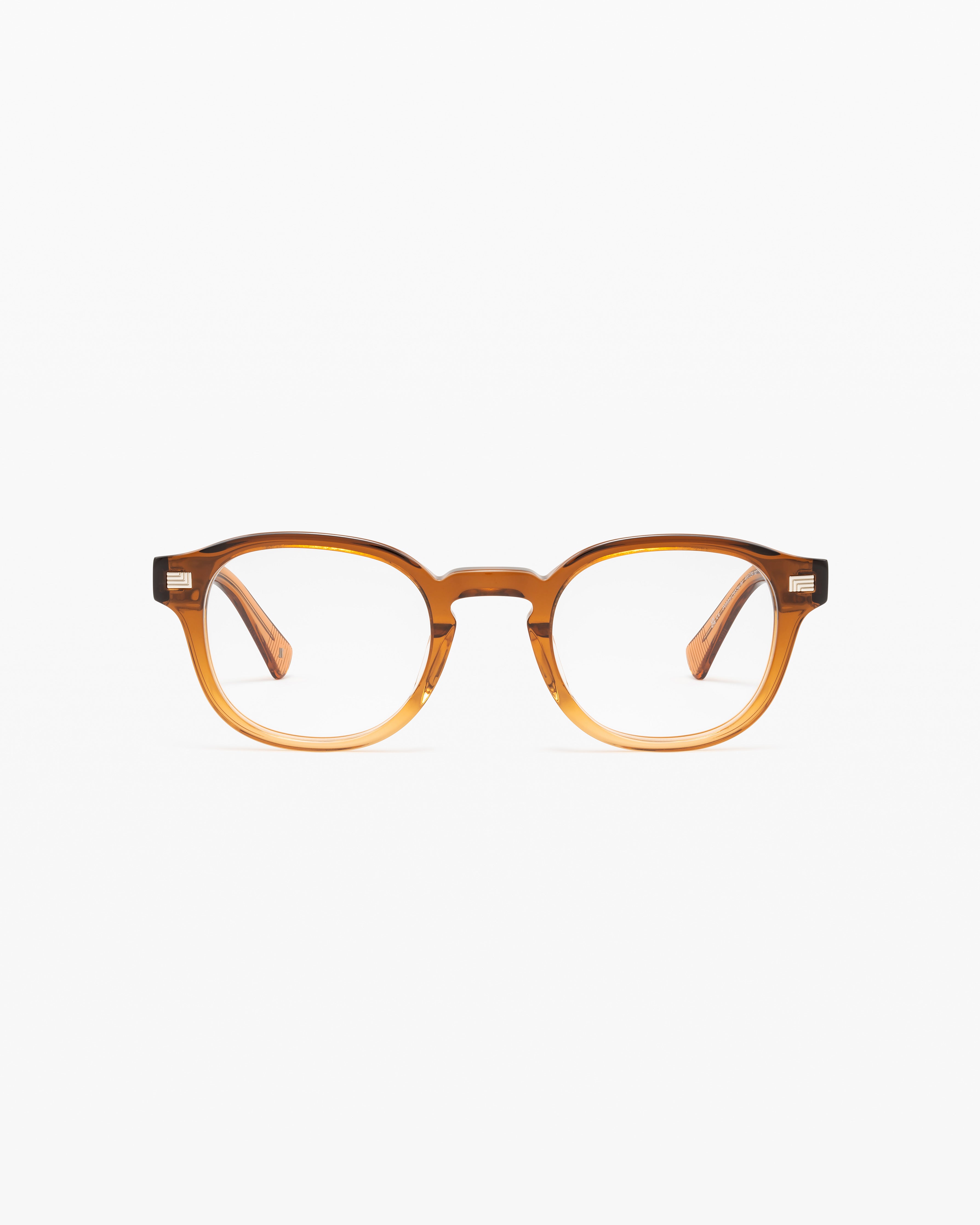 jimmy-fairly-la-fox-lunettes-de-vue-rectangulaires-marron-homme image 1