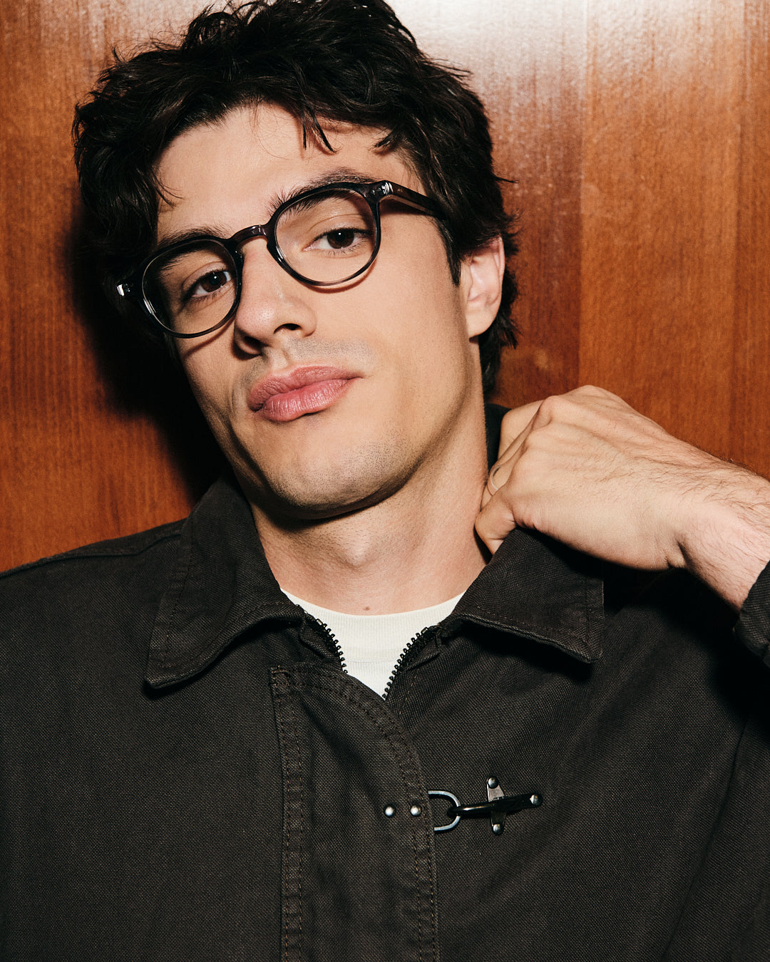 jimmy-fairly-la-evans-lunettes-de-vue-carr-es-bleues-medium-visage-fin image 5
