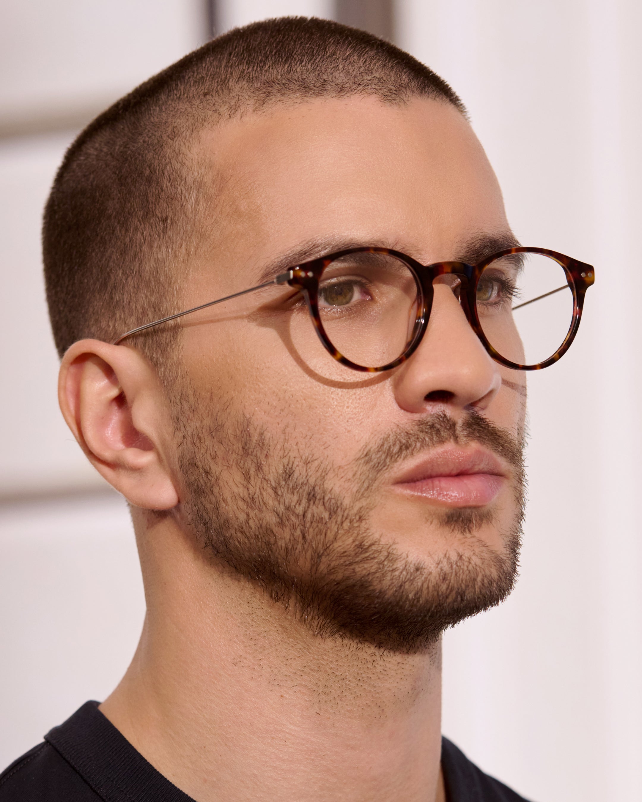 jimmy-fairly-la-emilio-lunettes-de-vue-rondes-pantos-ac-tate-caille-fonc-e-taill image 7