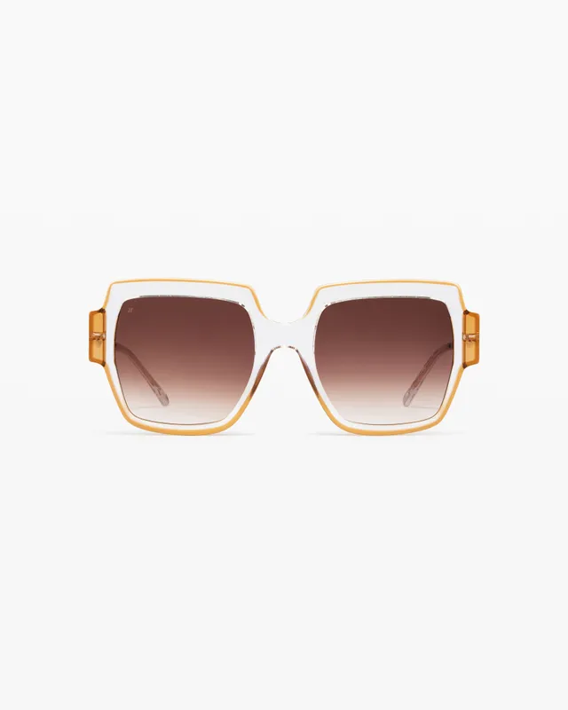 jimmy-fairly-la-isla-lunettes-de-soleil-rectangulaires-oversize-roses-femme image 1