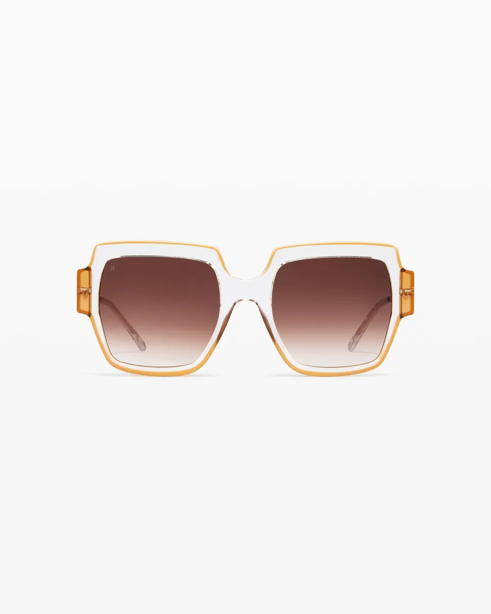 jimmy-fairly-la-isla-lunettes-de-soleil-rectangulaires-oversize-roses-femme image 1