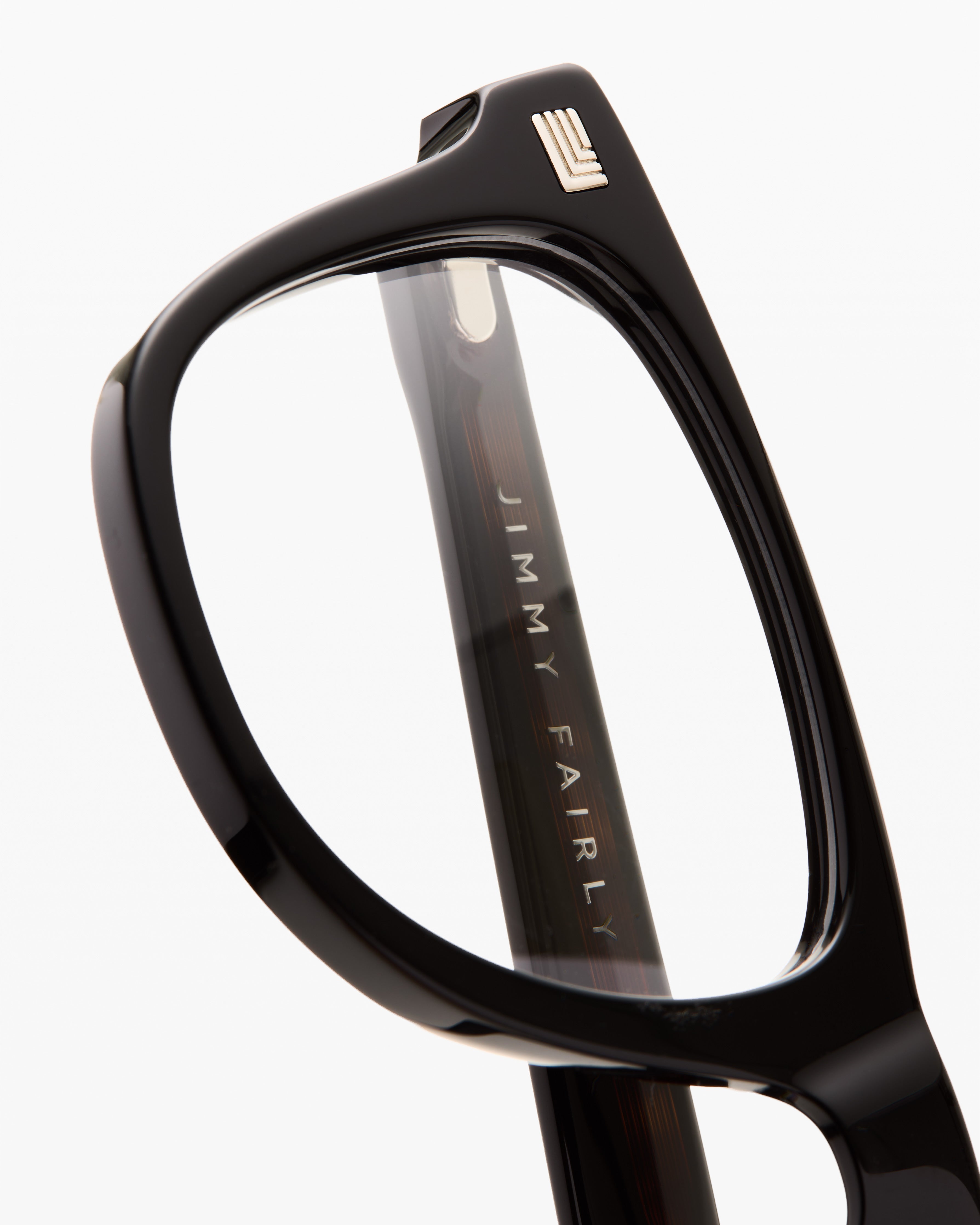 jimmy-fairly-la-cassio-lunettes-de-vue-rectangulaires-en-ac-tate-noir-pour-homme image 3