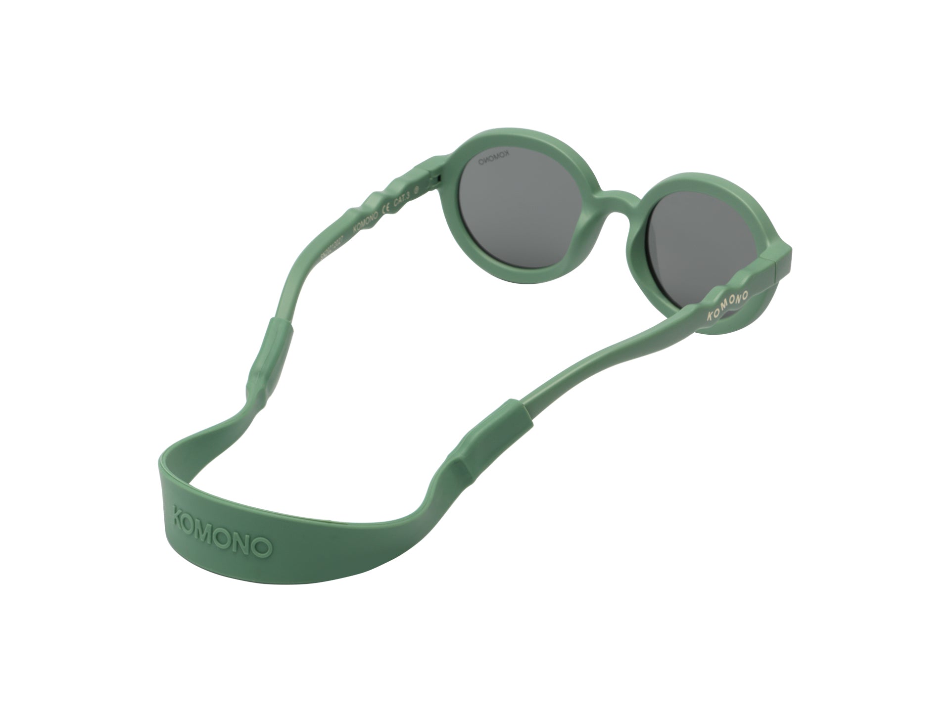 komono-bebe-sage-lunettes-junior-translucides-vert-sauge-et-noir-0-1-an image 3