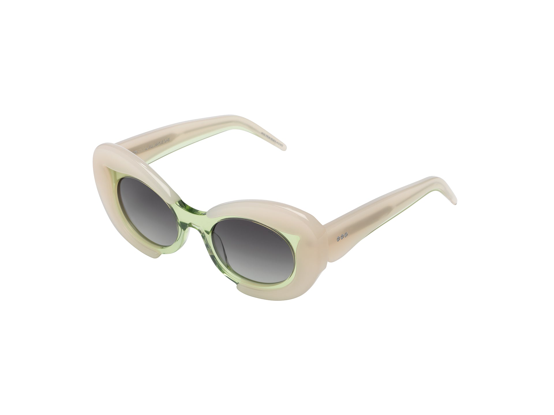 komono-jill-jiayue-she-lunettes-de-soleil-ivory-mint image 2