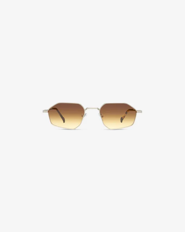 le-petit-lunetier-sam-silver-lunettes-de-soleil-hexagonales-m-tal-argent image 1