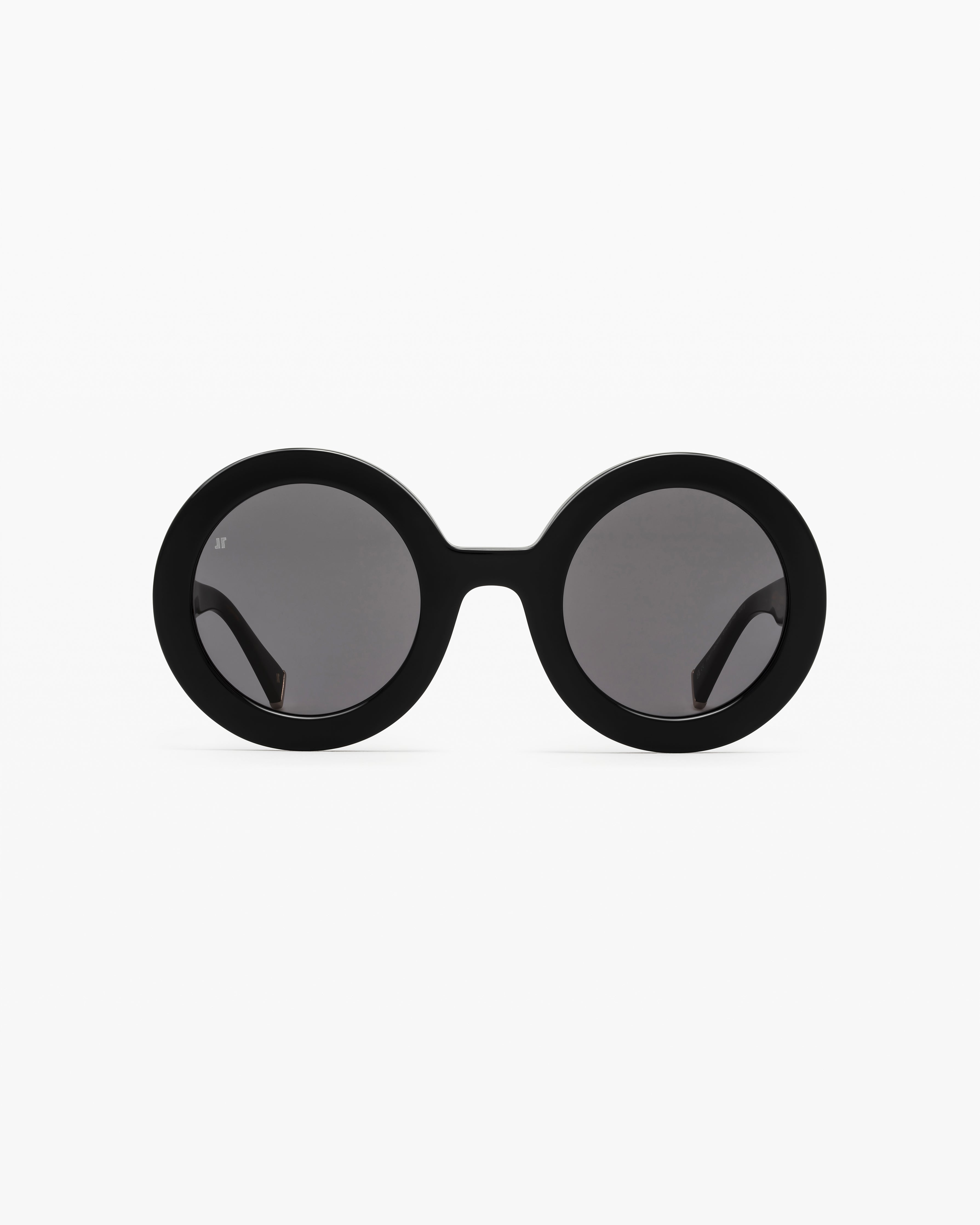 jimmy-fairly-la-rosas-lunettes-de-soleil-rondes-oversize-noires-femme-taille-m image 1