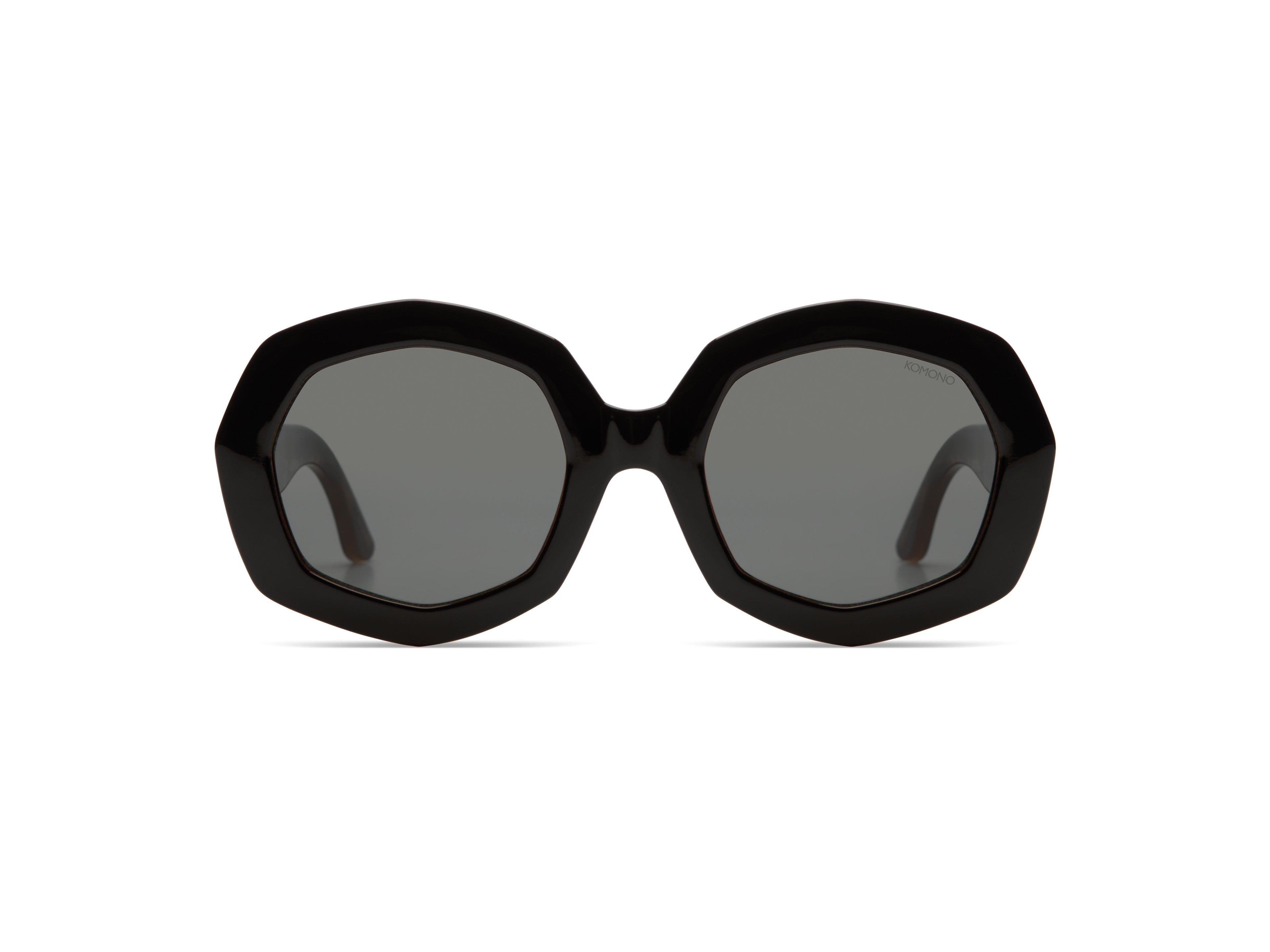 komono-amy-black-tortoise-lunettes-de-soleil-octogonales-bio-nylon image 1