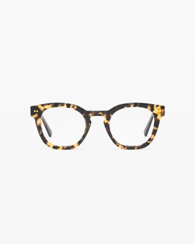 jimmy-fairly-la-mina-lunettes-de-vue-carr-es-en-ac-tate-de-cellulose-caille-jaun image 1