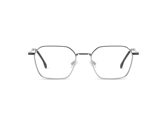 komono-yuki-silver-matte-lunettes-de-vue-carr-es image 1