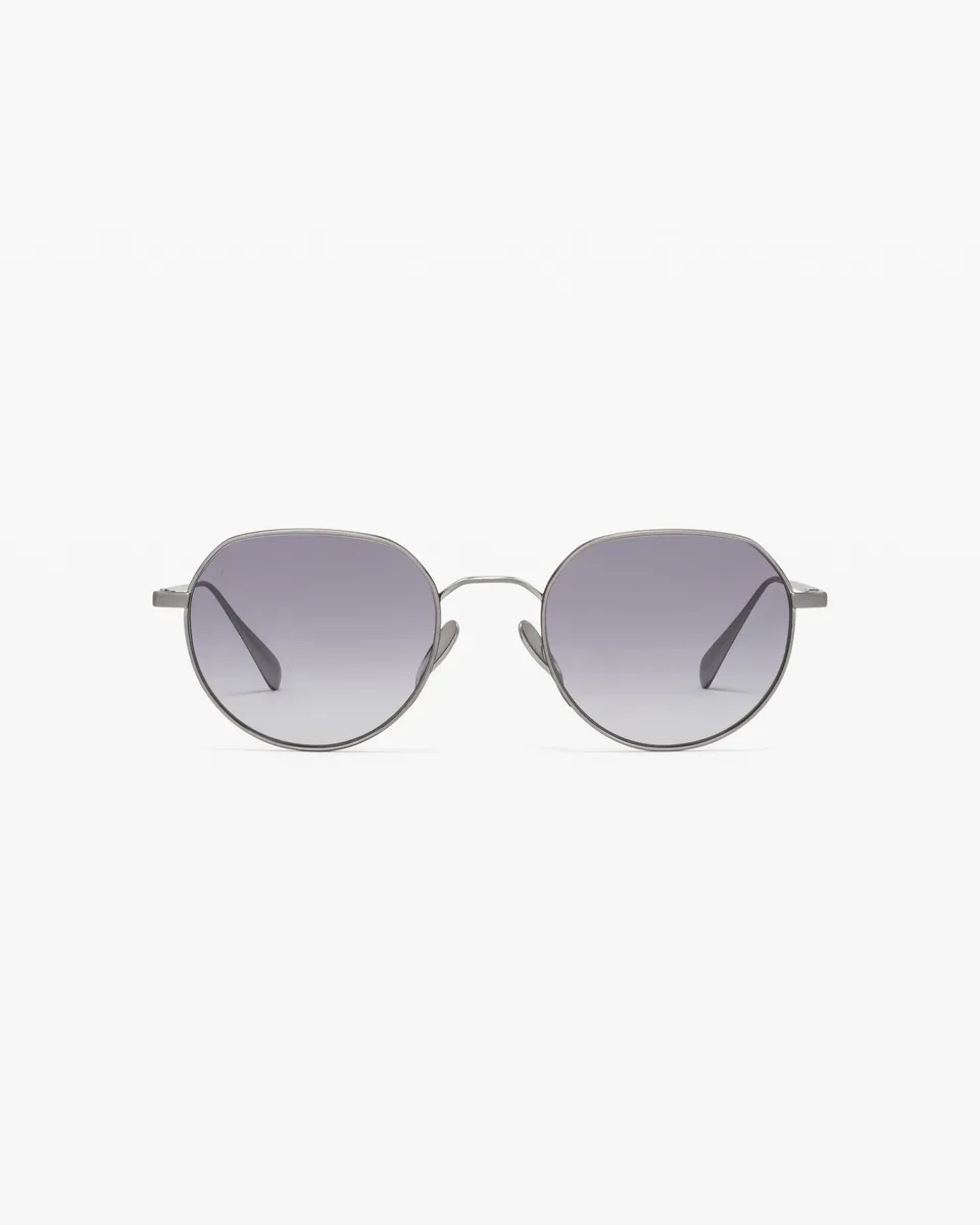 jimmy-fairly-la-altea-lunettes-de-soleil-rondes-en-titane-argent-homme image 1