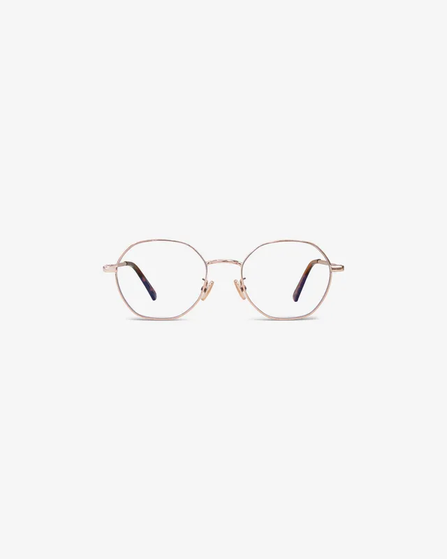 le-petit-lunetier-sansa-rose-gold-lunettes-anti-lumi-re-bleue-hexagonales image 1