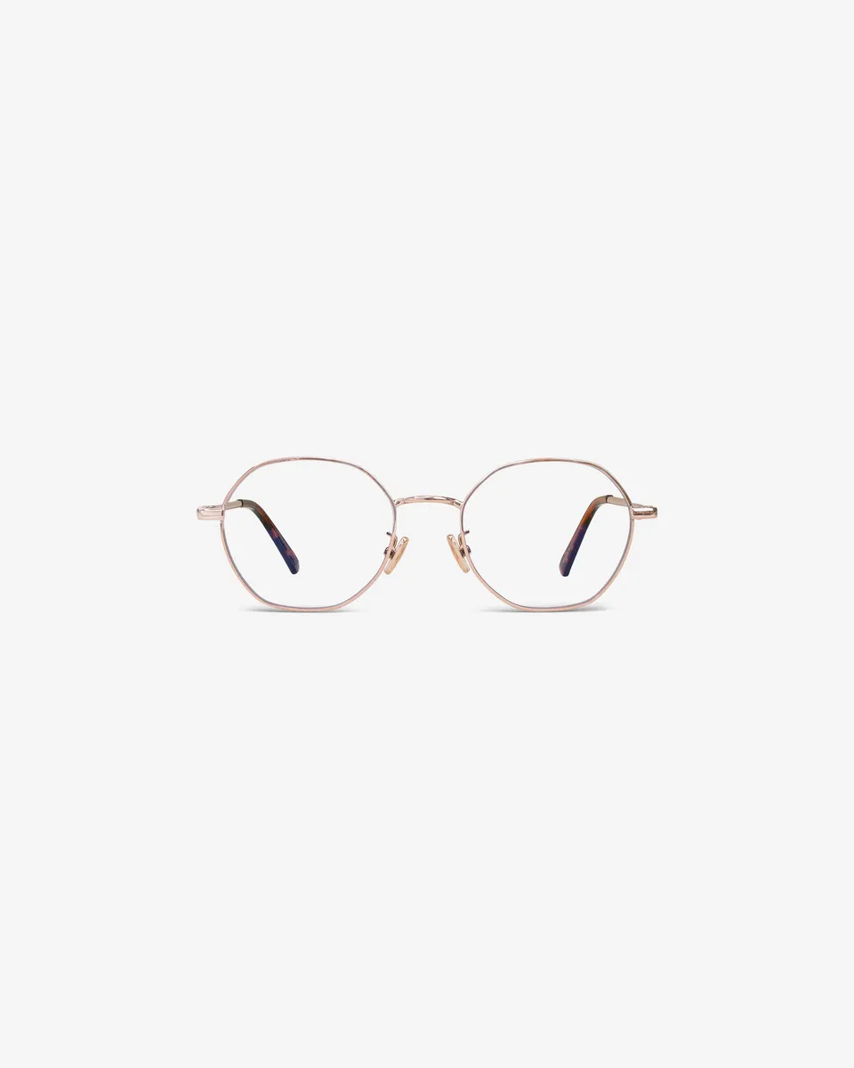 le-petit-lunetier-sansa-rose-gold-lunettes-anti-lumi-re-bleue-hexagonales image 1