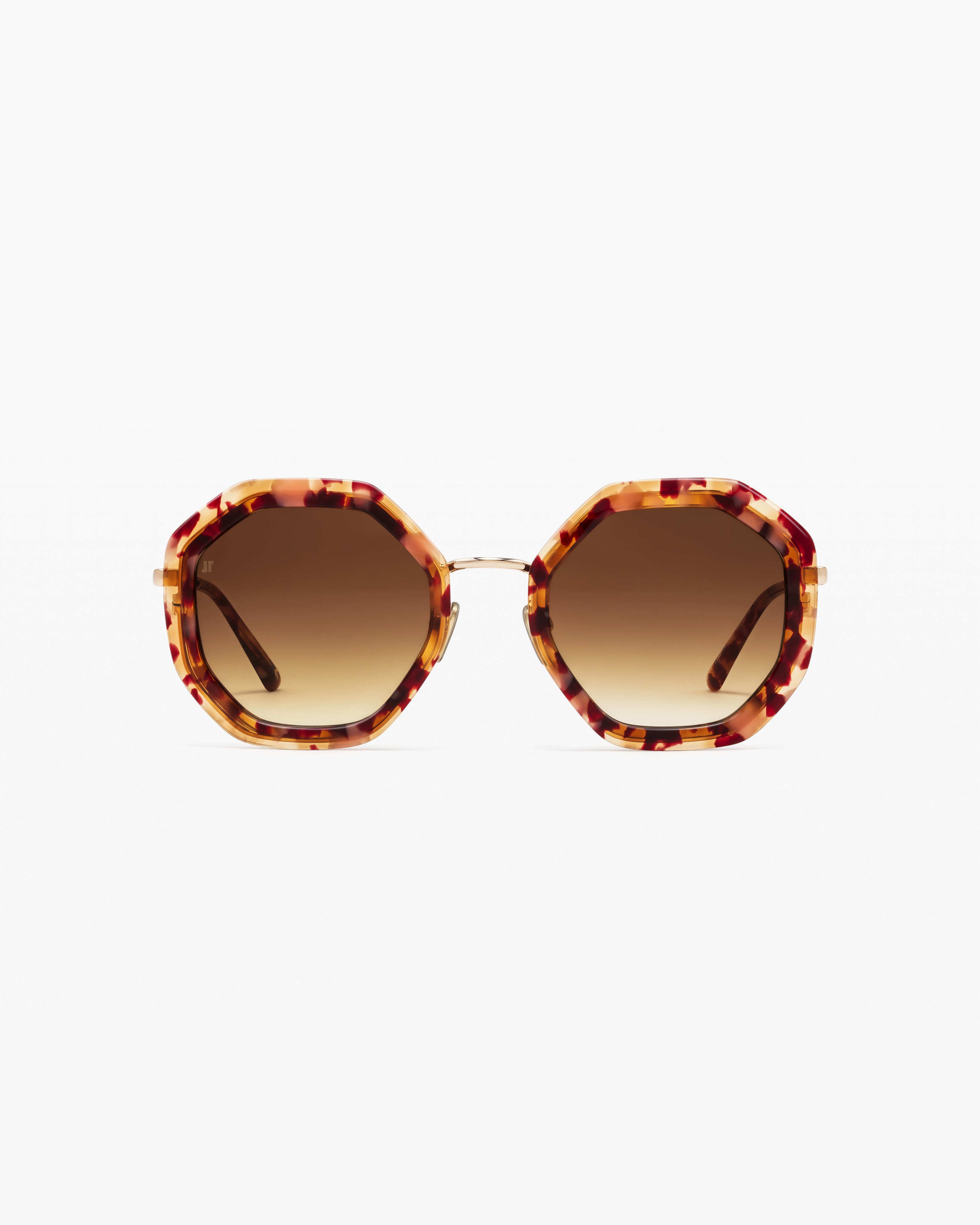 jimmy-fairly-la-angie-lunettes-de-soleil-hexagonales-ac-tate-et-inox-caille-clai image 1