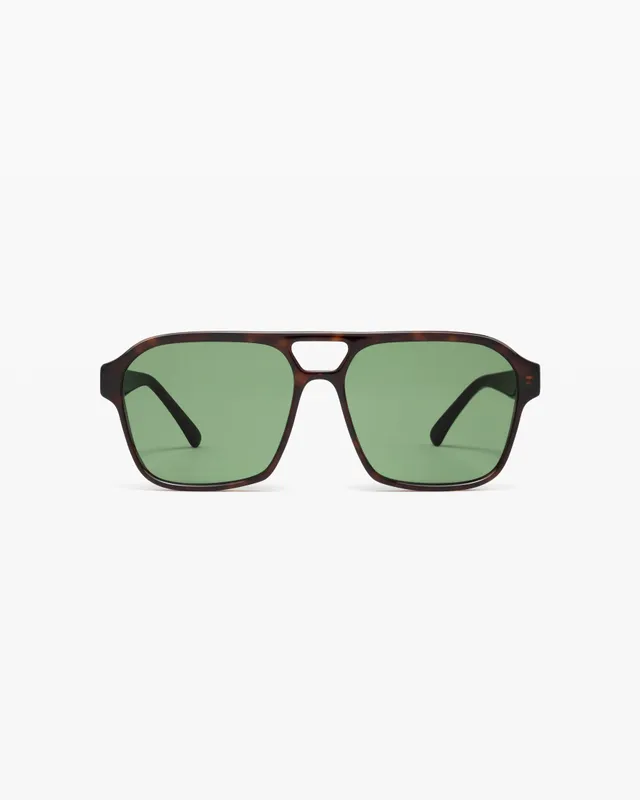 jimmy-fairly-la-brune-reformation-lunettes-de-soleil-aviateur-oversize-dark-tort image 1