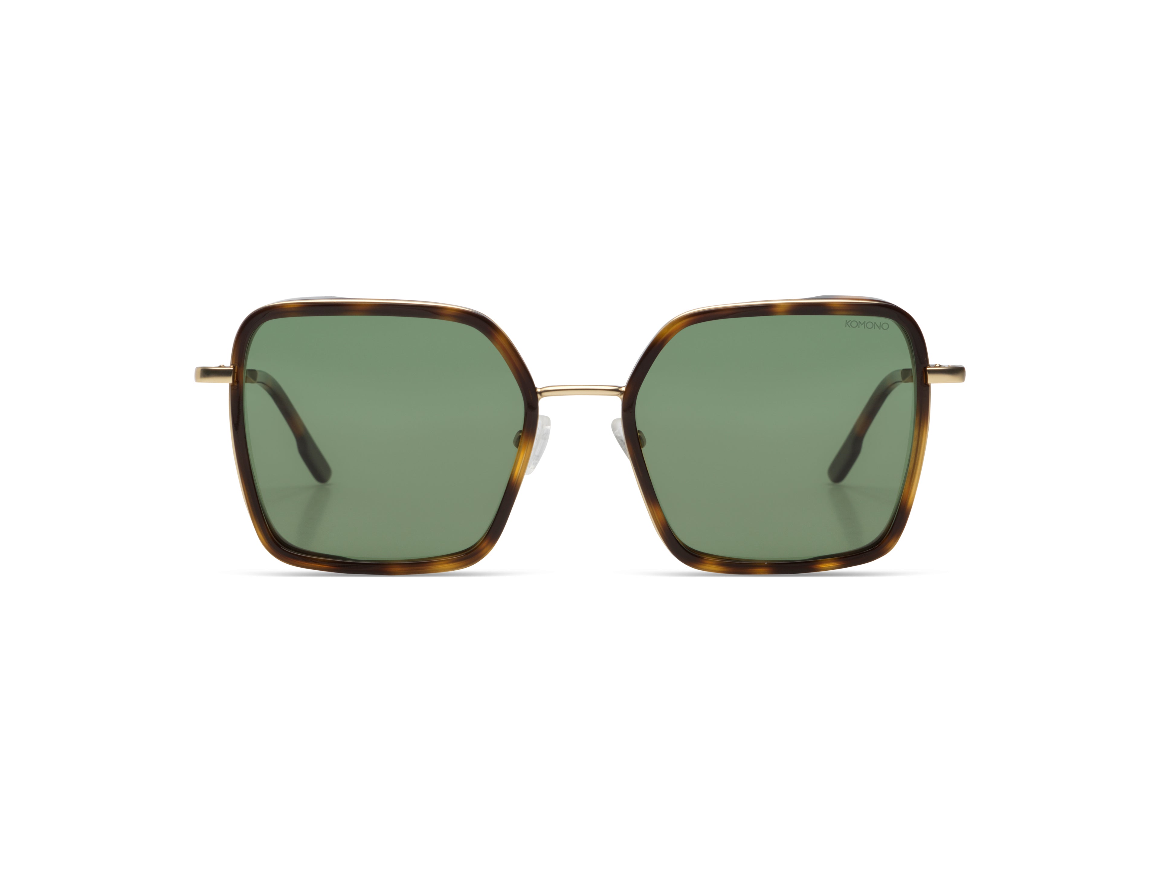 komono-audrey-white-gold-havana-lunettes-de-soleil-femme-acier-inoxydable-et-ac- image 1