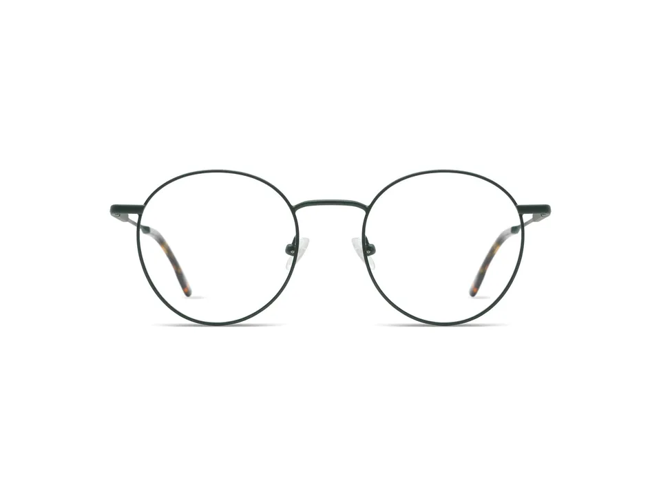 komono-pete-green-lunettes-de-soleil-rondes-ovales-en-acier-inoxydable-vertes image 1