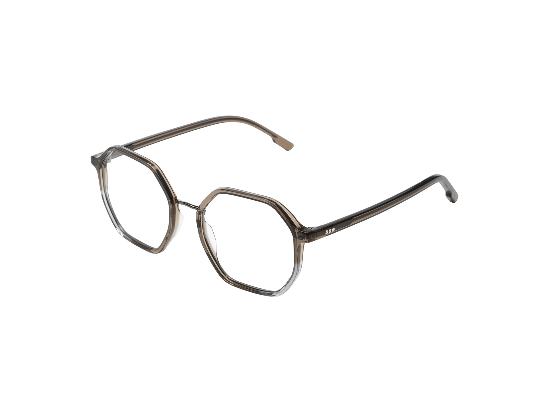 komono-idris-shadow-asphalt-lunettes-de-vue-octogonales-oversize image 2