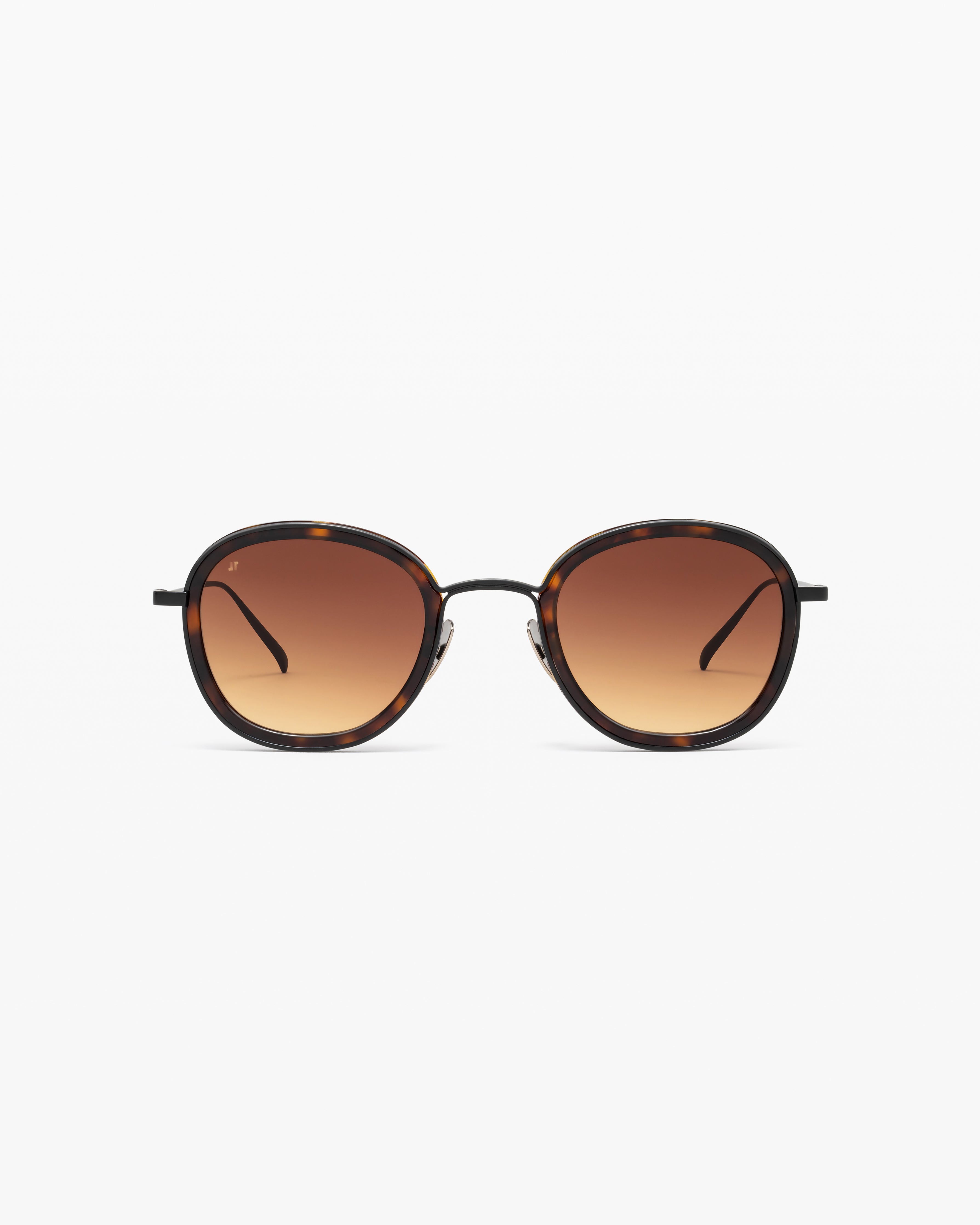 jimmy-fairly-la-juno-lunettes-de-soleil-rondes-titane-et-ac-tate-noires-cat-gori image 1