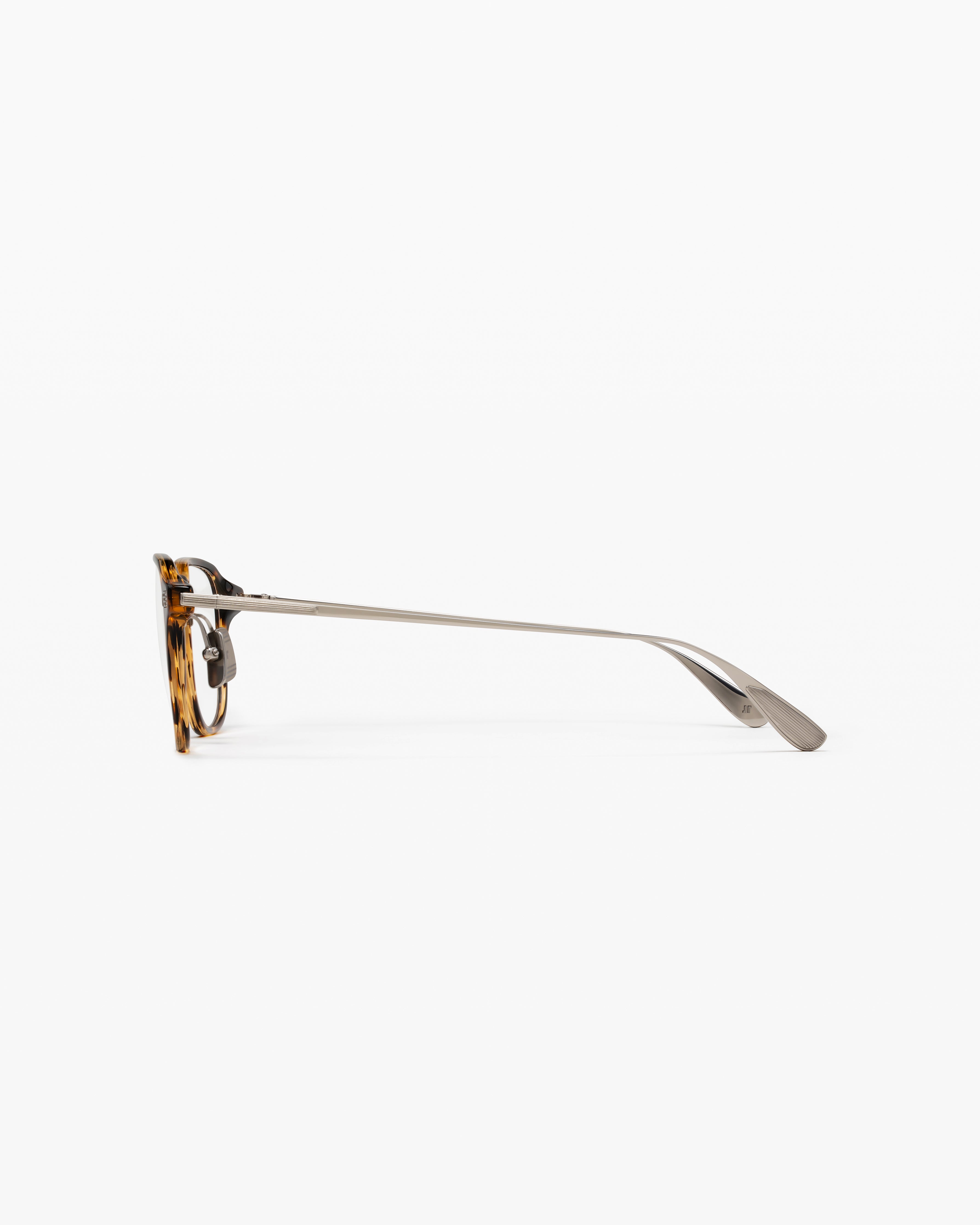 jimmy-fairly-la-spotlight-lunettes-de-vue-carr-es-titane-et-ac-tate-marron-pour- image 5