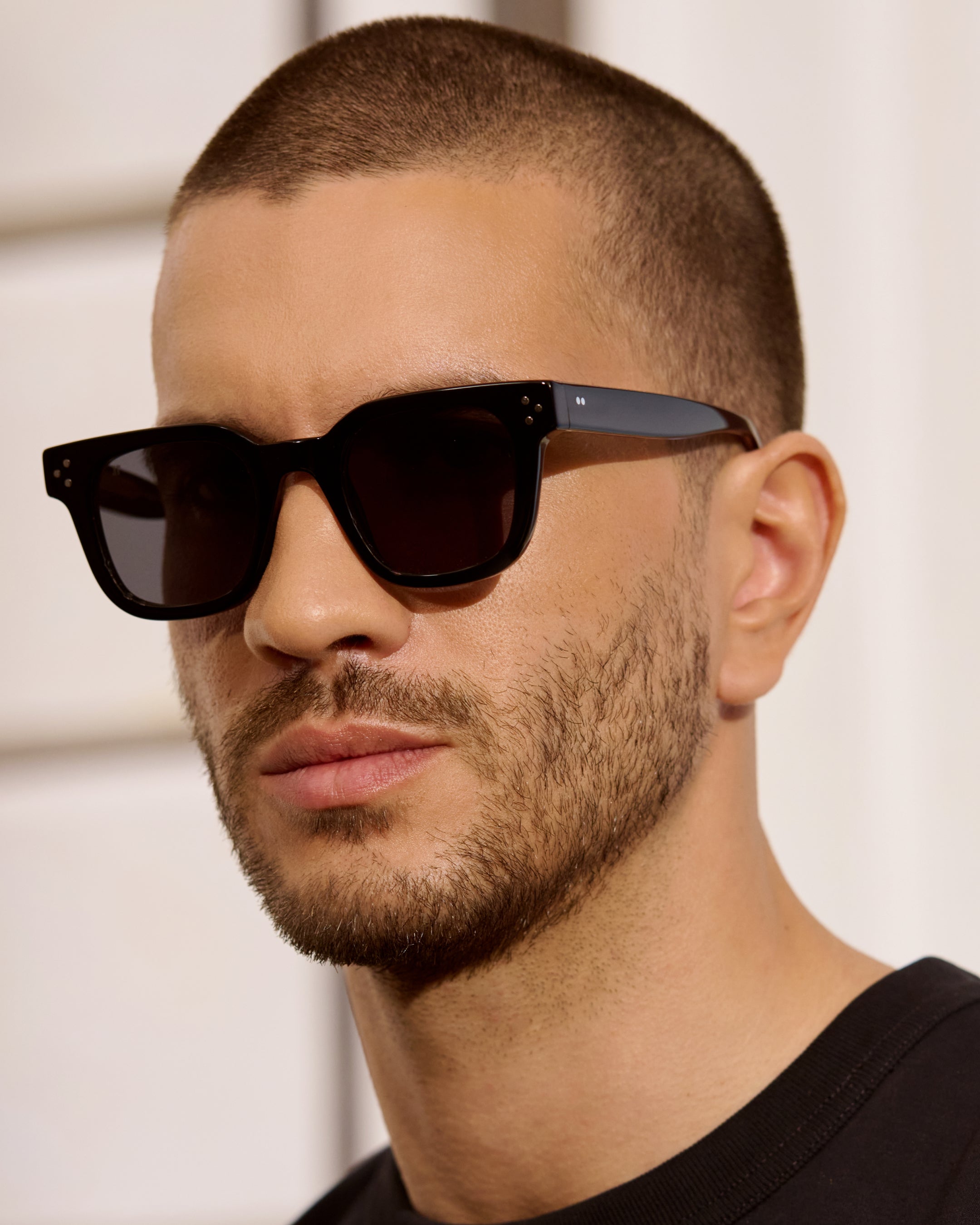 jimmy-fairly-la-chase-lunettes-de-soleil-rectangulaires-ac-tate-noir image 4