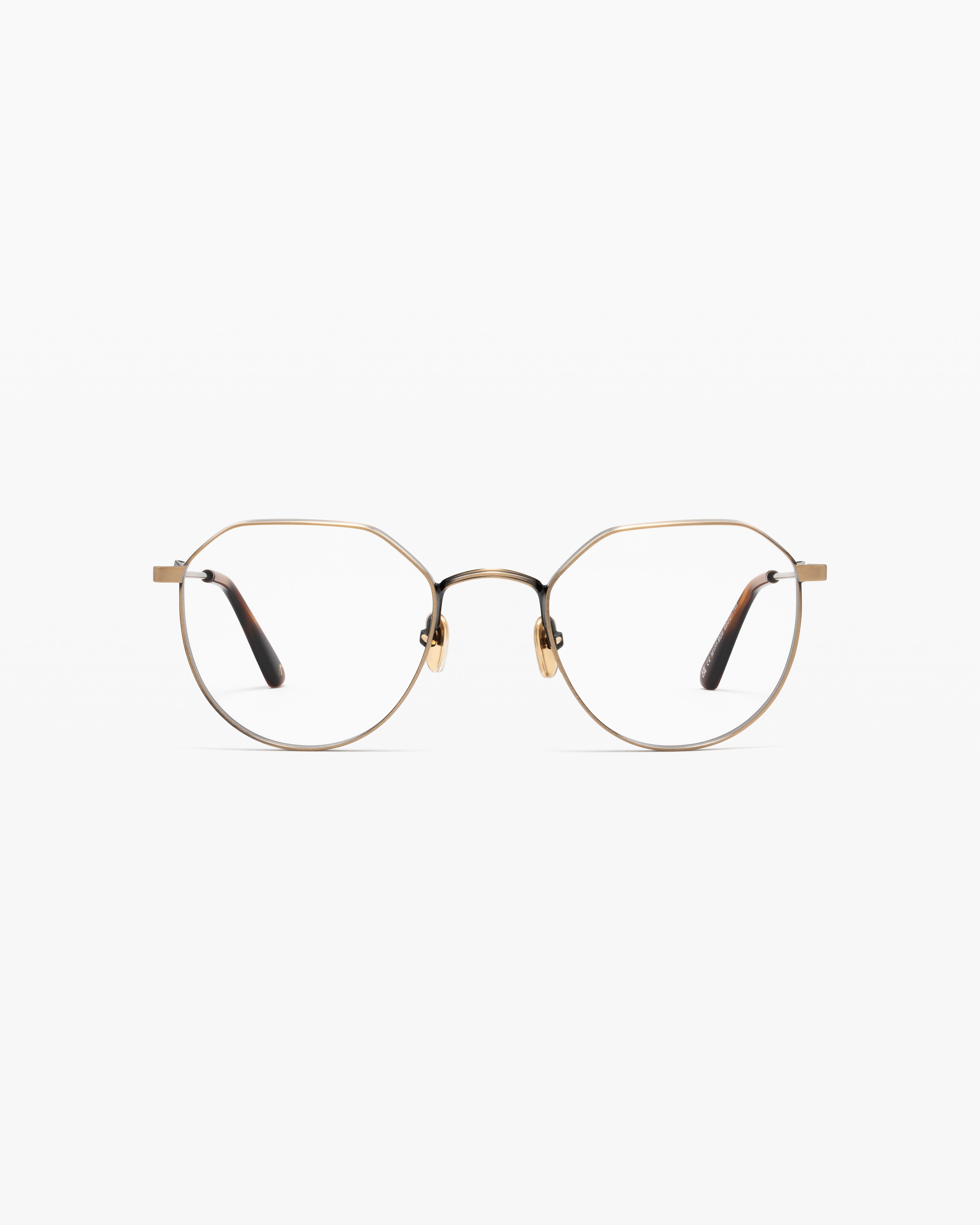 jimmy-fairly-la-lenny-lunettes-de-vue-hexagonales-acier-inoxydable-dor-taille-m image 1