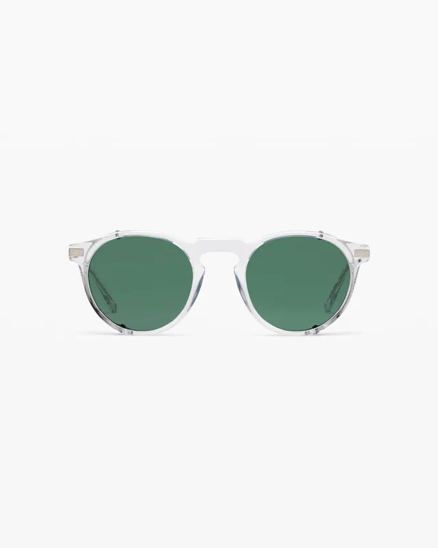 jimmy-fairly-la-north-lunettes-de-soleil-rondes-ac-tate-et-acier-inoxydable image 1