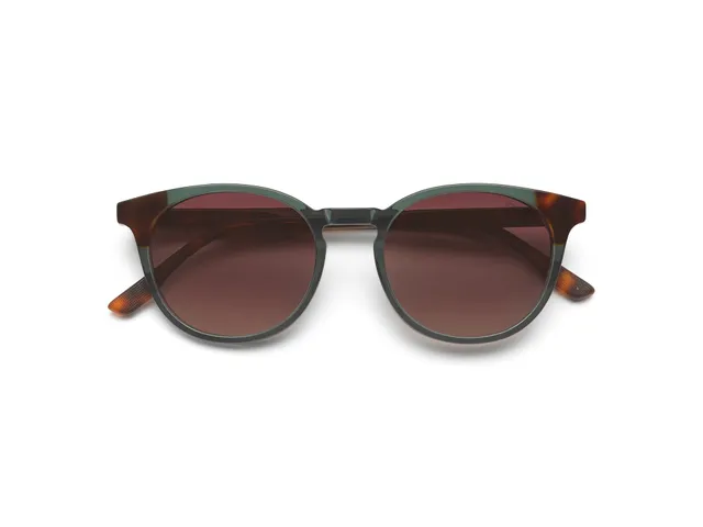 lunettes-de-soleil-komono-hudson-havana-emerald-polaris-es-rondes image 1
