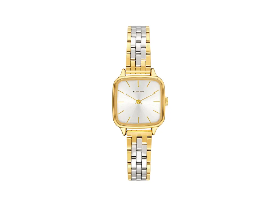 komono-kate-estate-gold-silver-montre-acier-dor-argent image 1