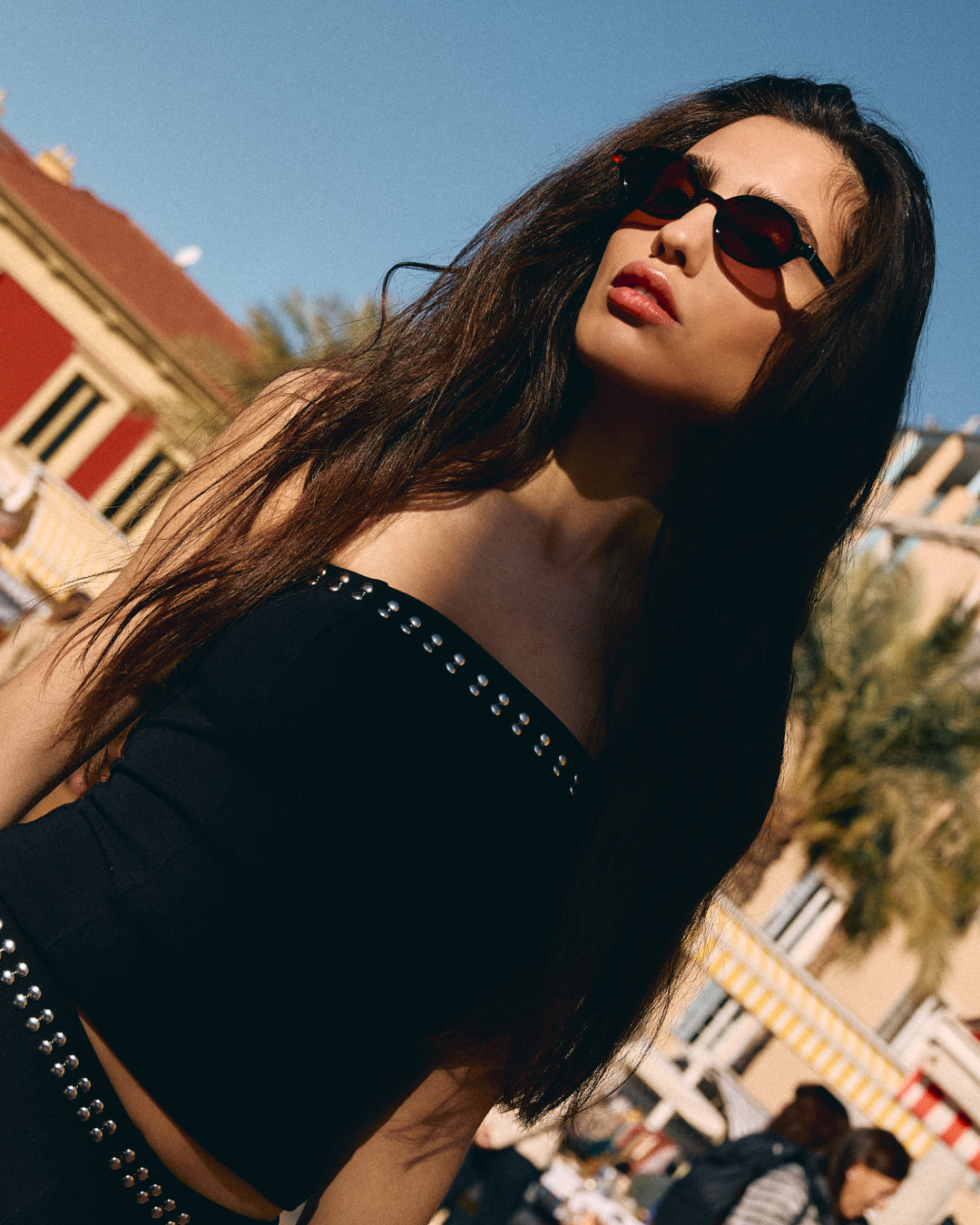 jimmy-fairly-la-elvie-lunettes-ovales-caille-fonc-e-style-90s image 6