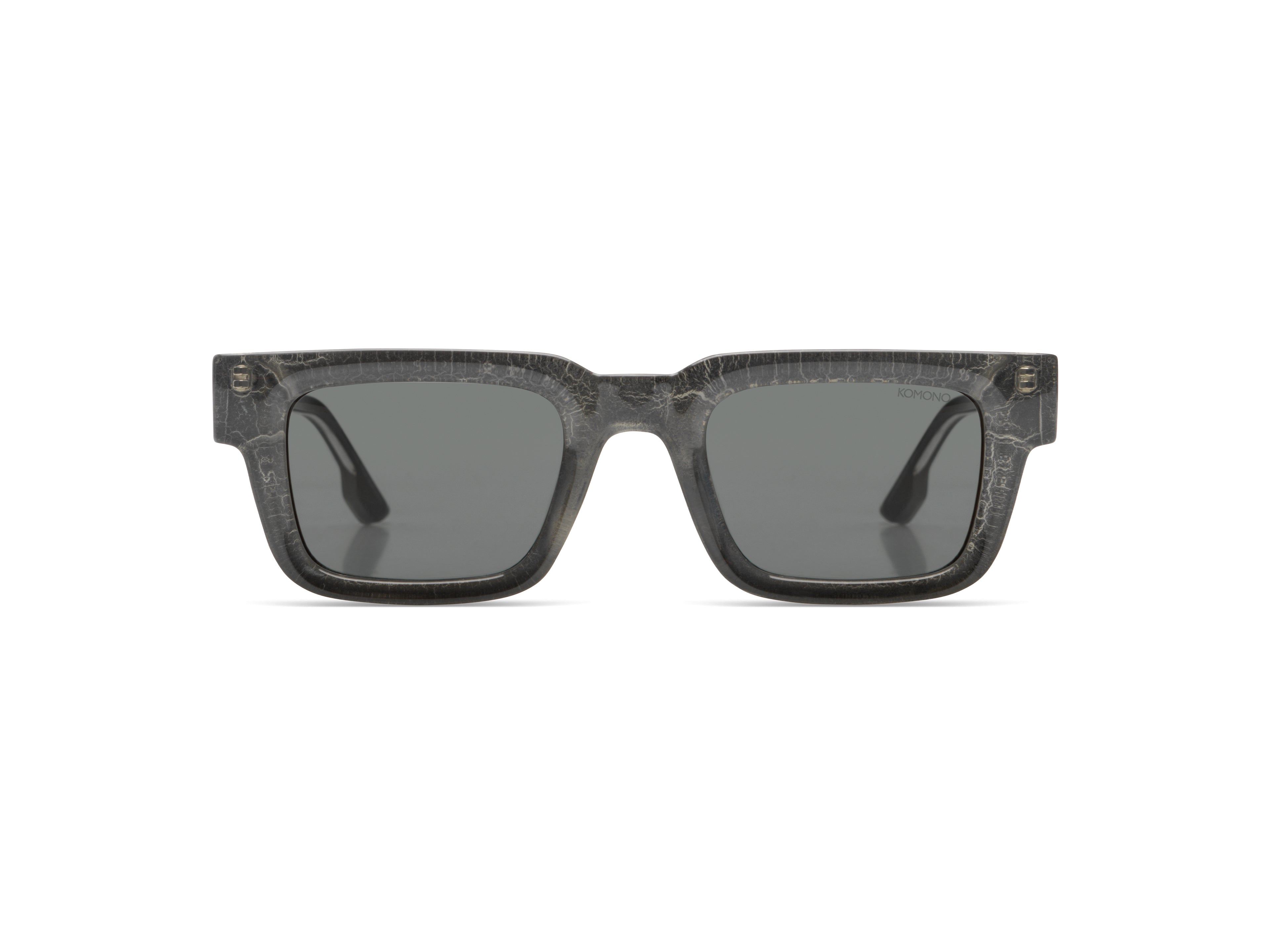 komono-victor-black-viper-lunettes-de-soleil-rectangulaires-large-en-bio-nylon image 1