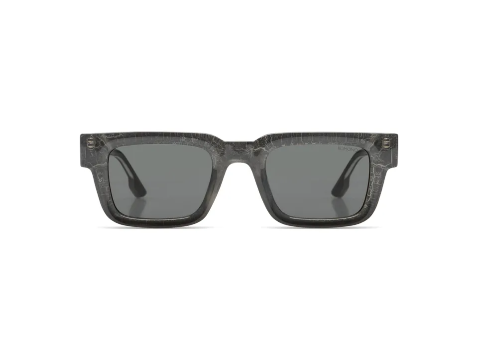 komono-victor-black-viper-lunettes-de-soleil-rectangulaires-large-en-bio-nylon image 1