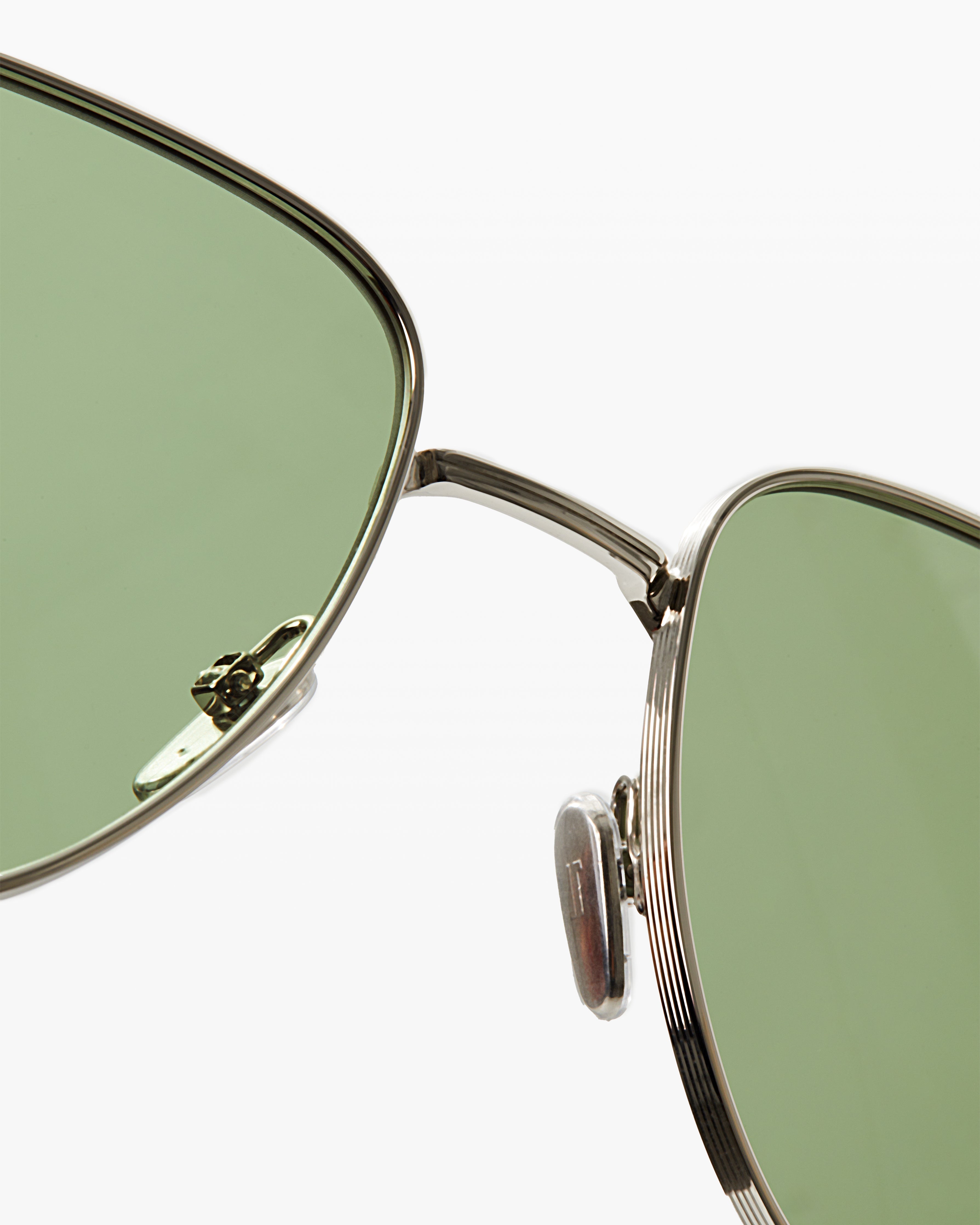 jimmy-fairly-la-leone-lunettes-de-soleil-pilote-m-tal-argent-verres-color-s image 4