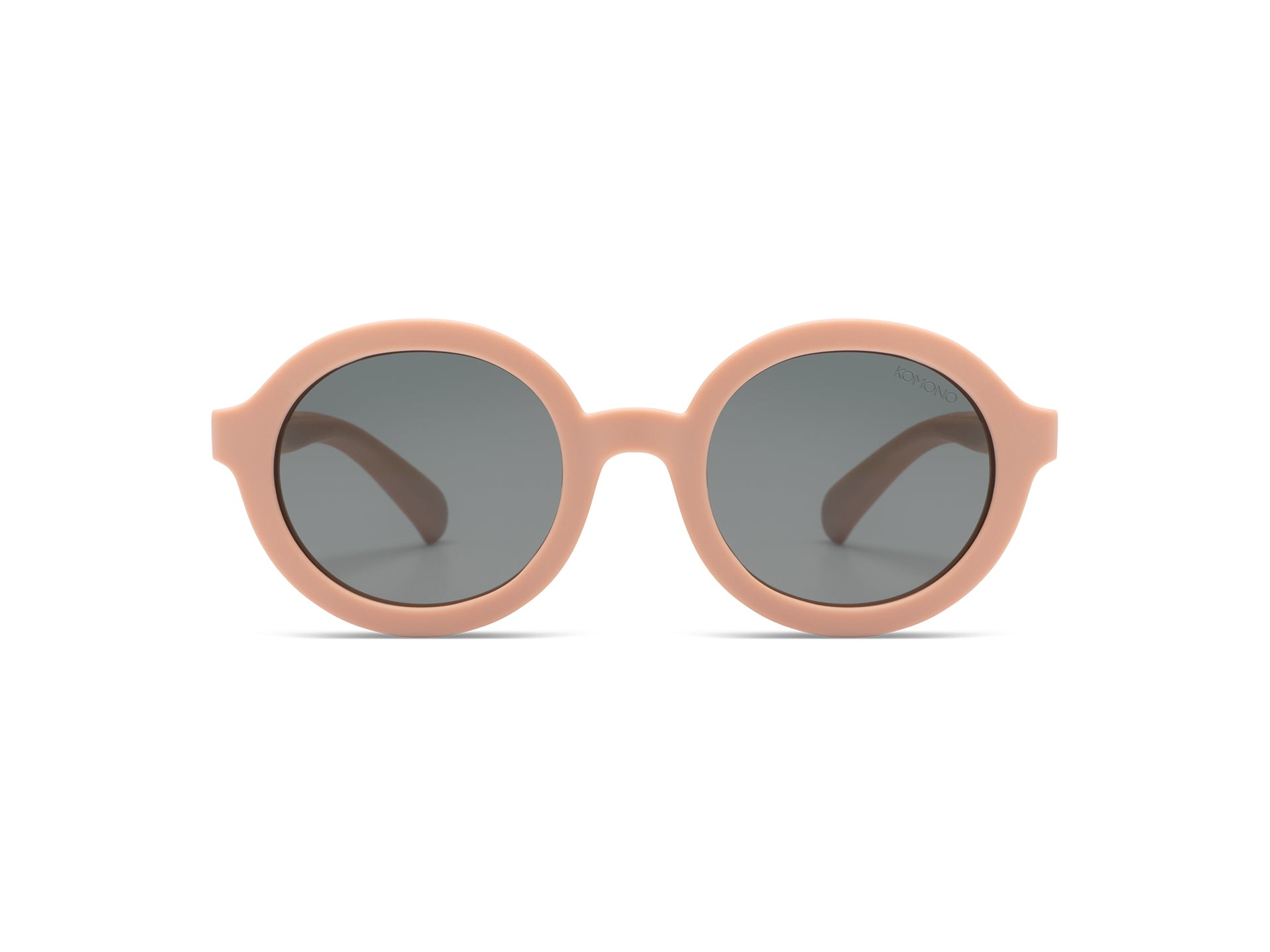 komono-bebe-blush-lunettes-de-soleil-enfant-junior-translucide-rose-et-noir-0-1- image 1