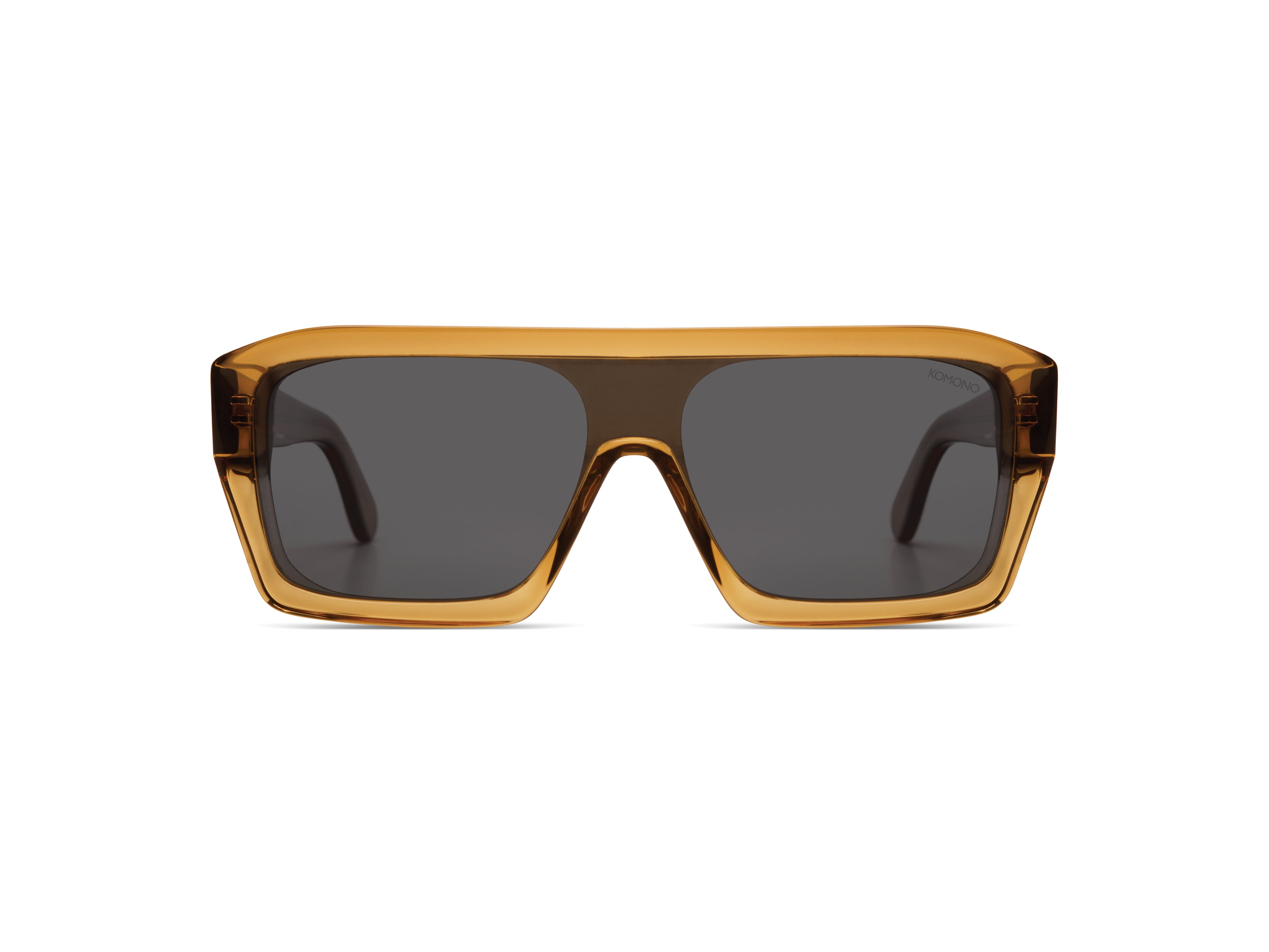 komono-aksel-sand-lunettes-de-soleil-carr-es-en-ac-tate-cologique-grande-taille image 1