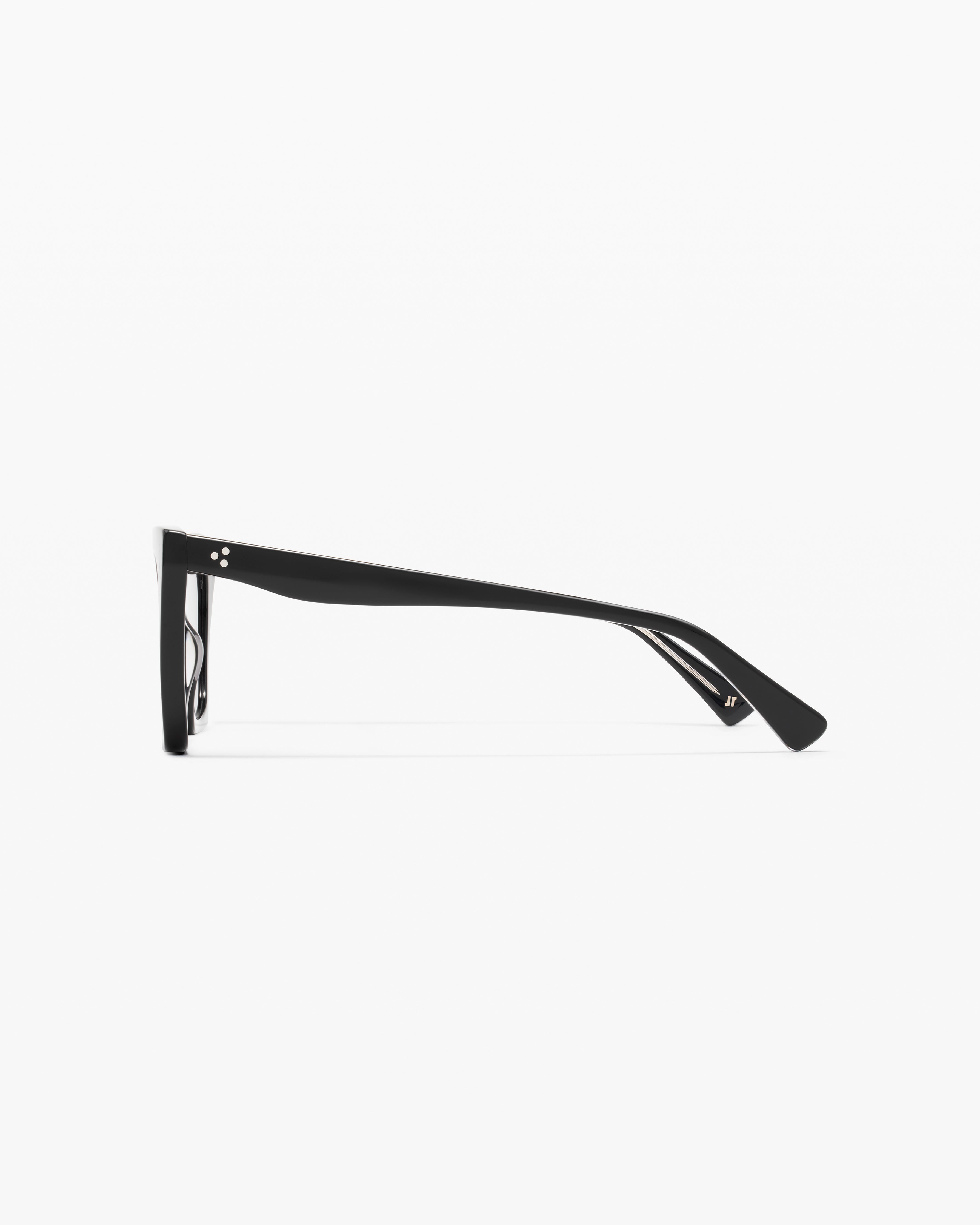 jimmy-fairly-la-barceloneta-lunettes-de-soleil-carr-es-en-ac-tate-femme-noir image 2