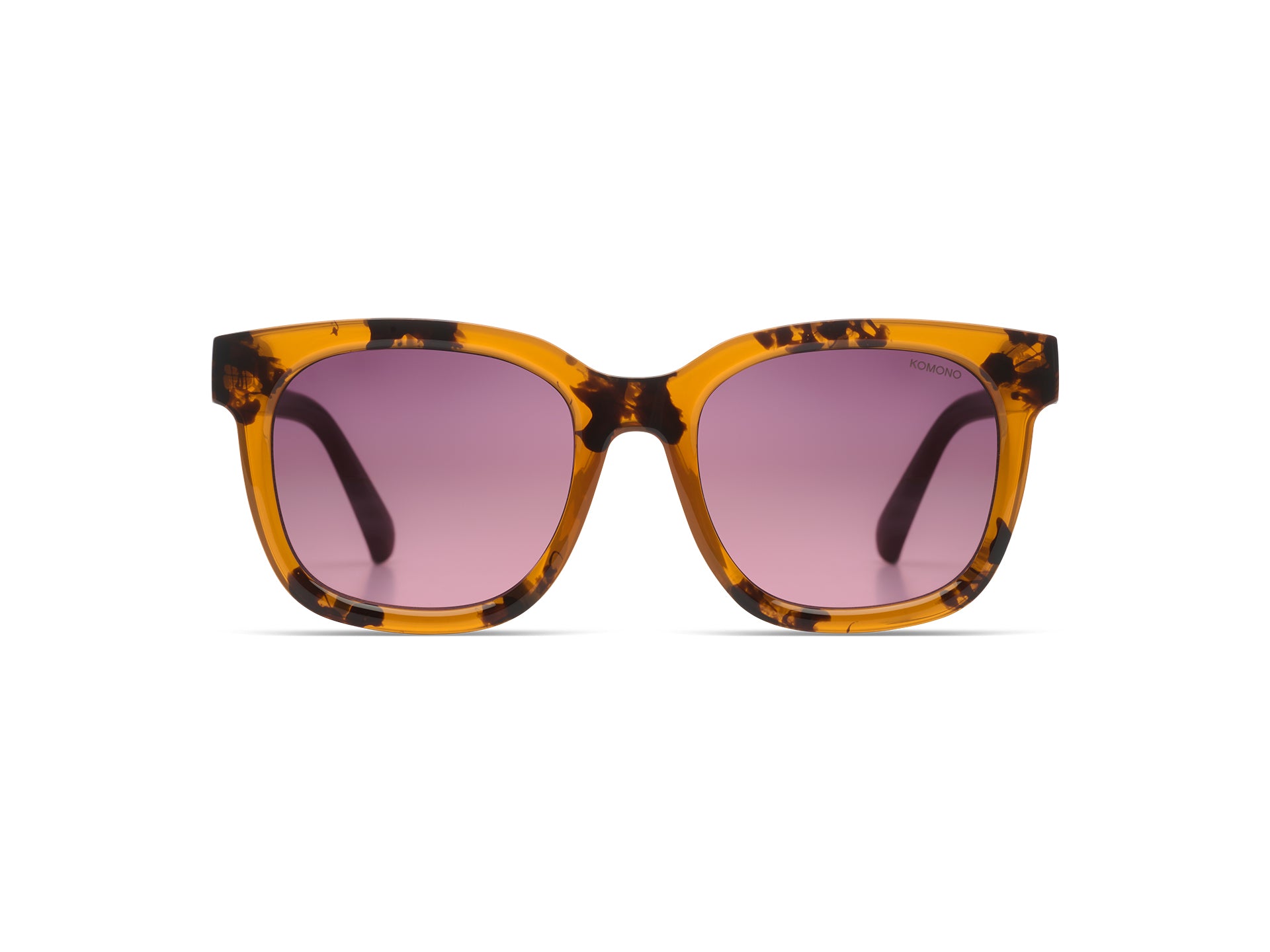 komono-sienna-amber-ink-lunettes-de-soleil-oversized-rectangulaires image 2
