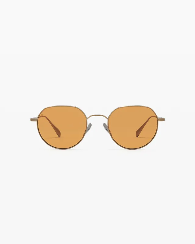 jimmy-fairly-la-altea-lunettes-de-soleil-homme-rondes-en-titane-dor-origine-japo image 1